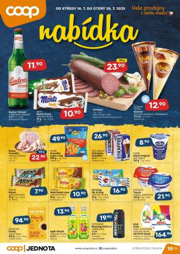 Leták coop JEDNOTA - 16.7.2025 - 29.7.2025.