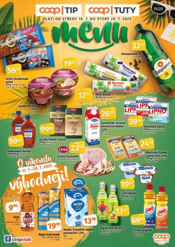 Leták coop TIP - 16.7.2025 - 29.7.2025.