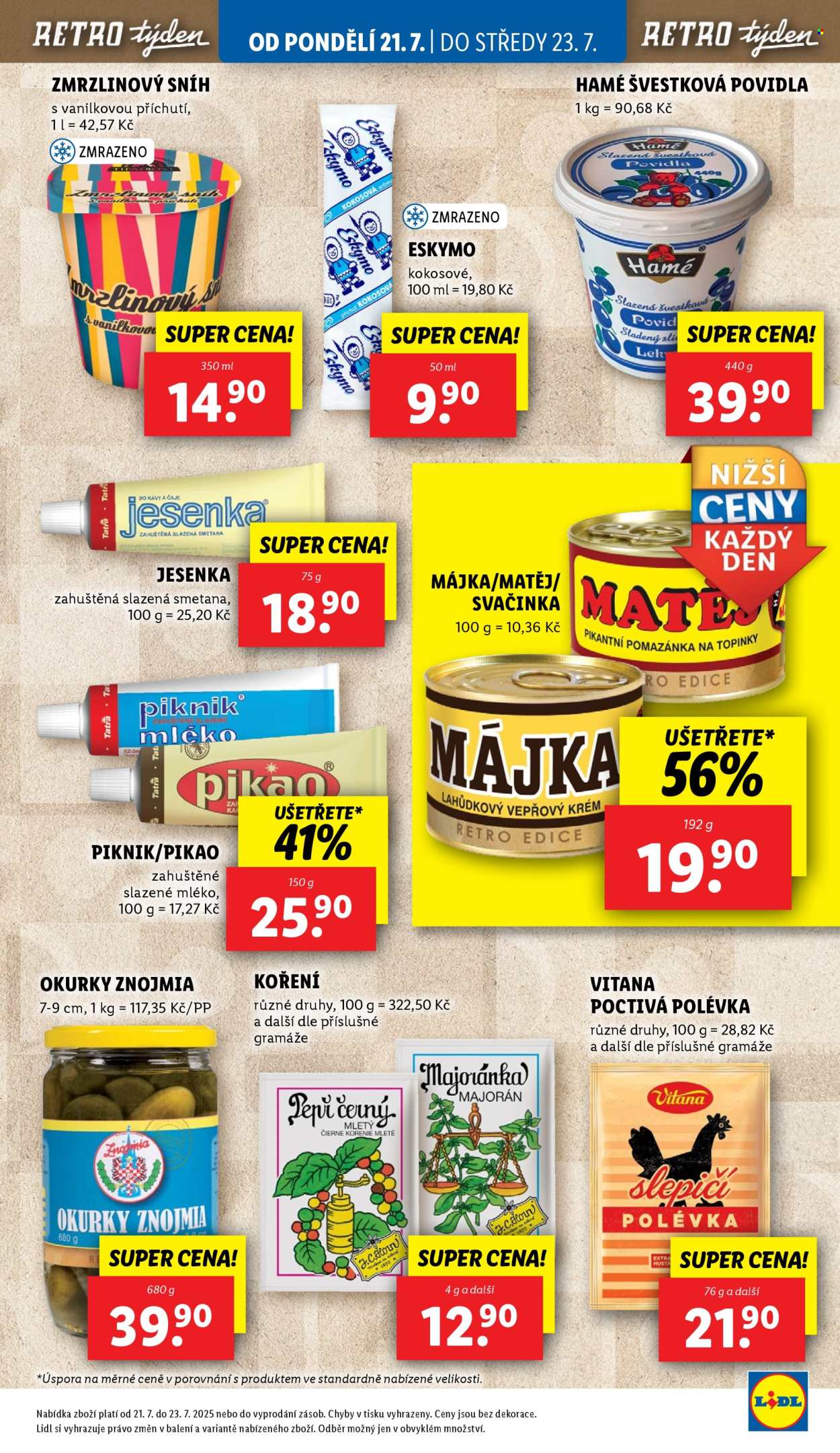 Leták Lidl - 21.7.2025 - 27.7.2025. Strana 19