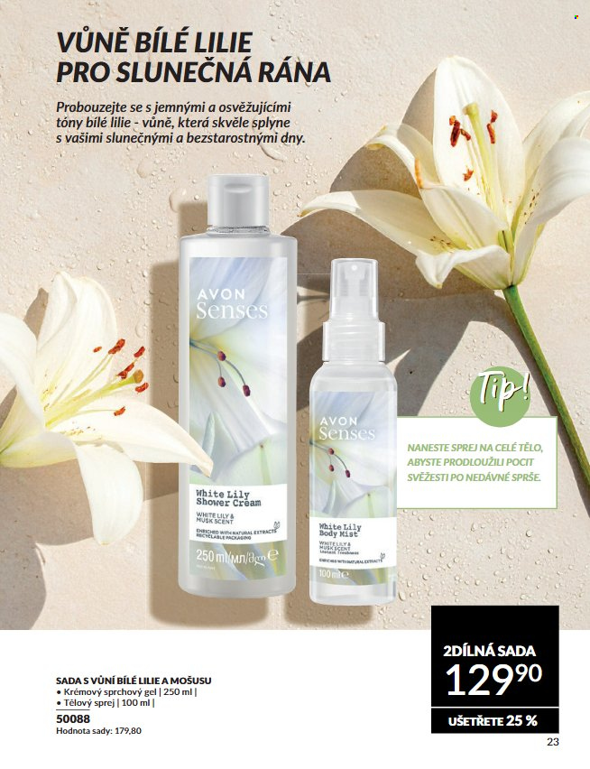 Leták AVON - 17.7.2025 - 31.7.2025. Strana 23