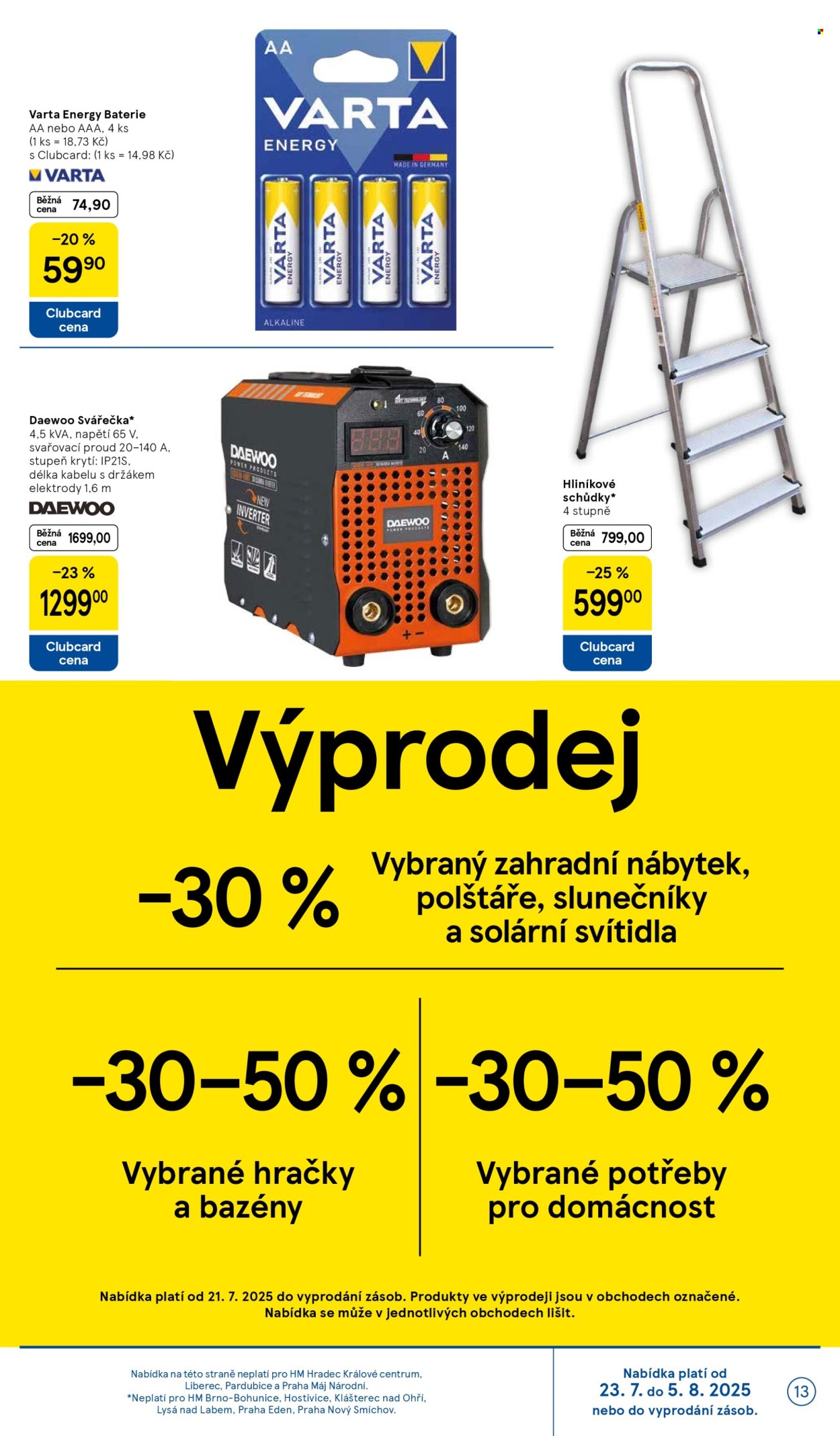 Leták TESCO - 23.7.2025 - 29.7.2025. Strana 13