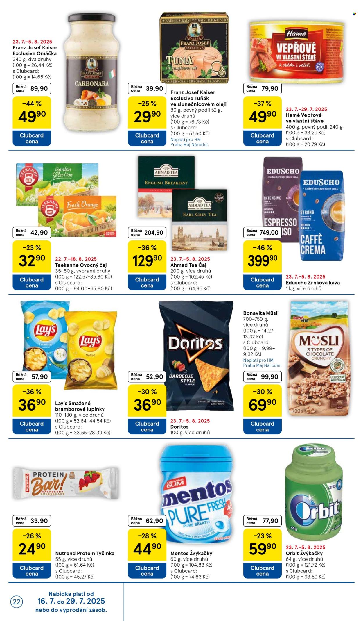 Leták TESCO - 23.7.2025 - 29.7.2025. Strana 22