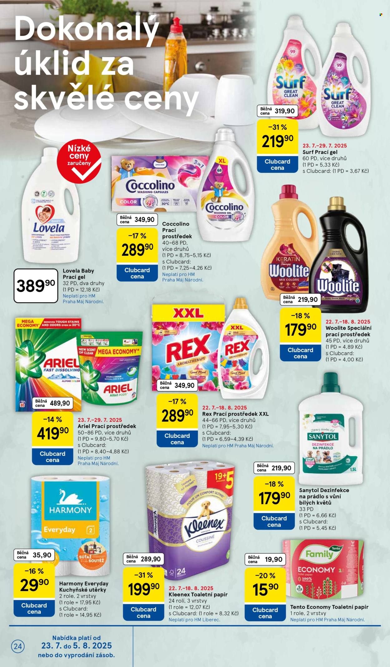 Leták TESCO - 23.7.2025 - 29.7.2025. Strana 24