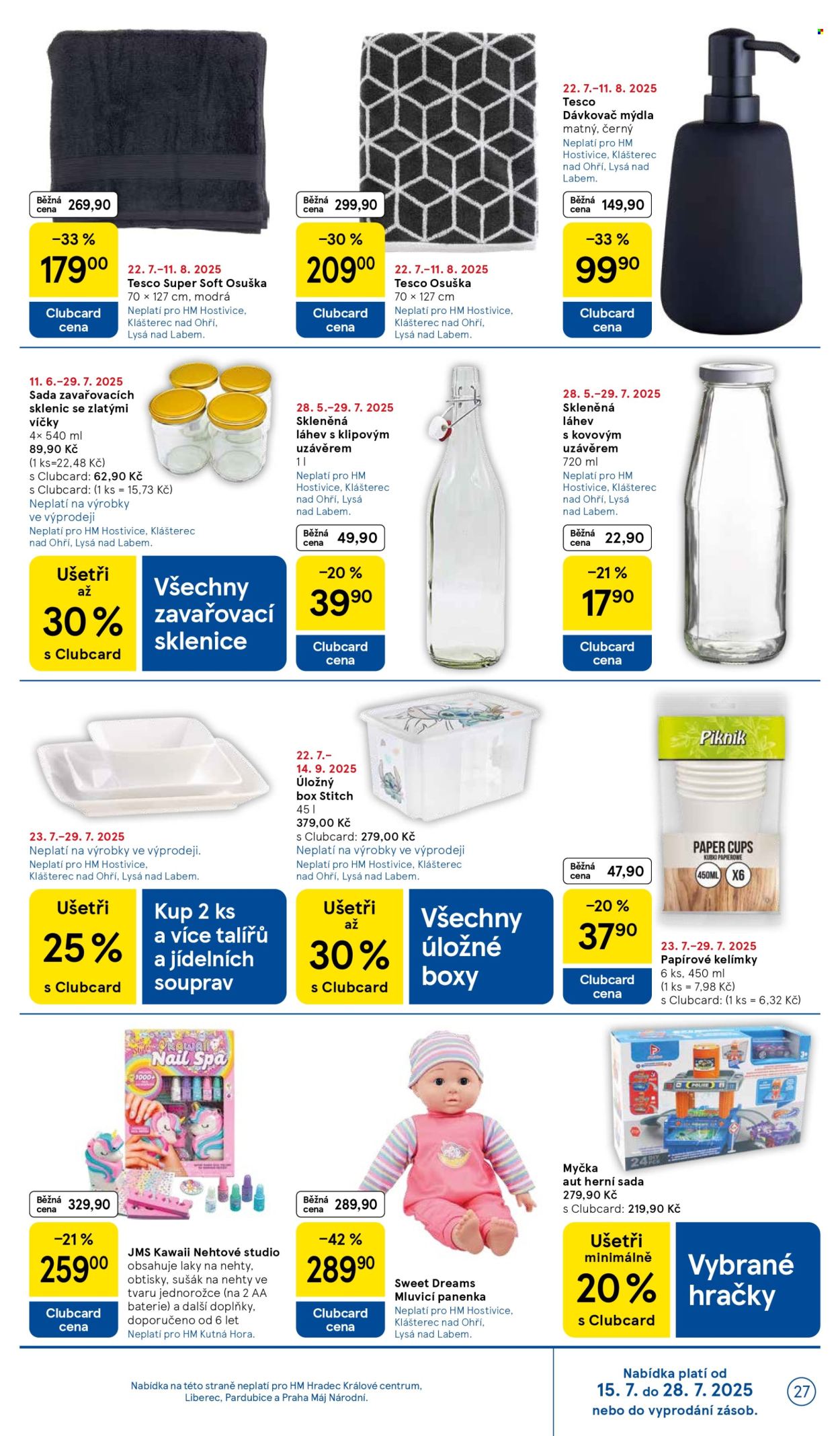 Leták TESCO - 23.7.2025 - 29.7.2025. Strana 27
