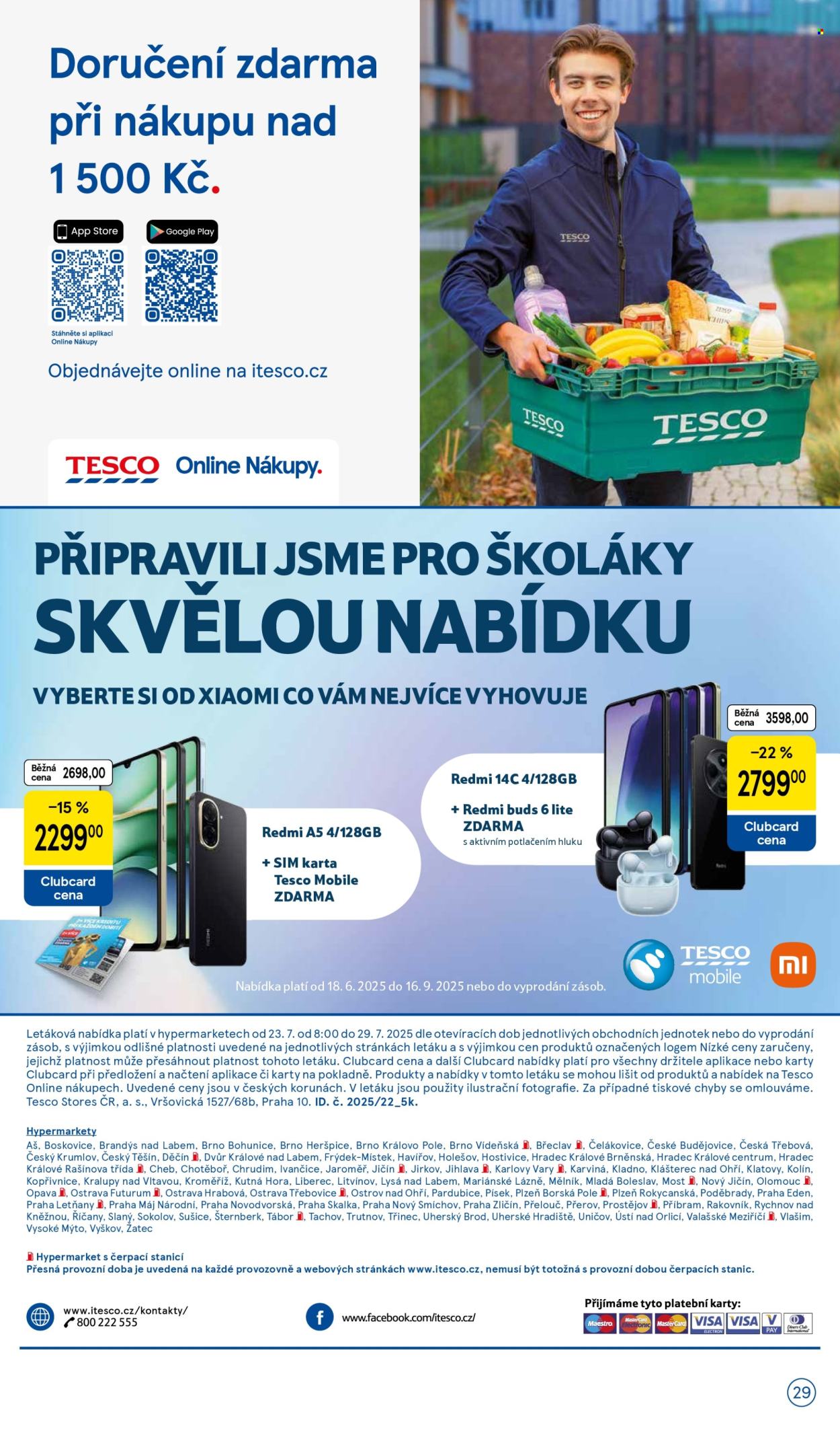 Leták TESCO - 23.7.2025 - 29.7.2025. Strana 29
