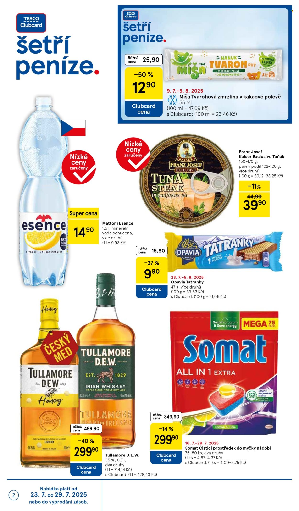 Leták TESCO supermarket - 23.7.2025 - 29.7.2025. Strana 2