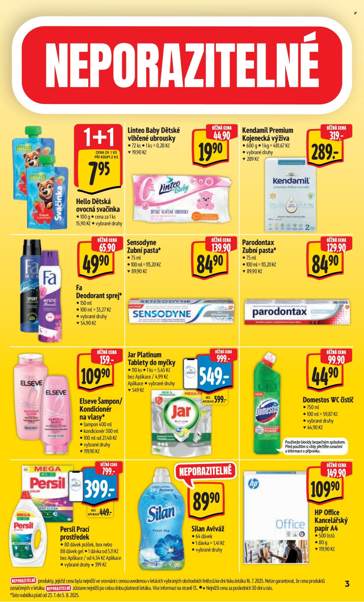 Leták Albert Hypermarket - 23.7.2025 - 29.7.2025. Strana 7
