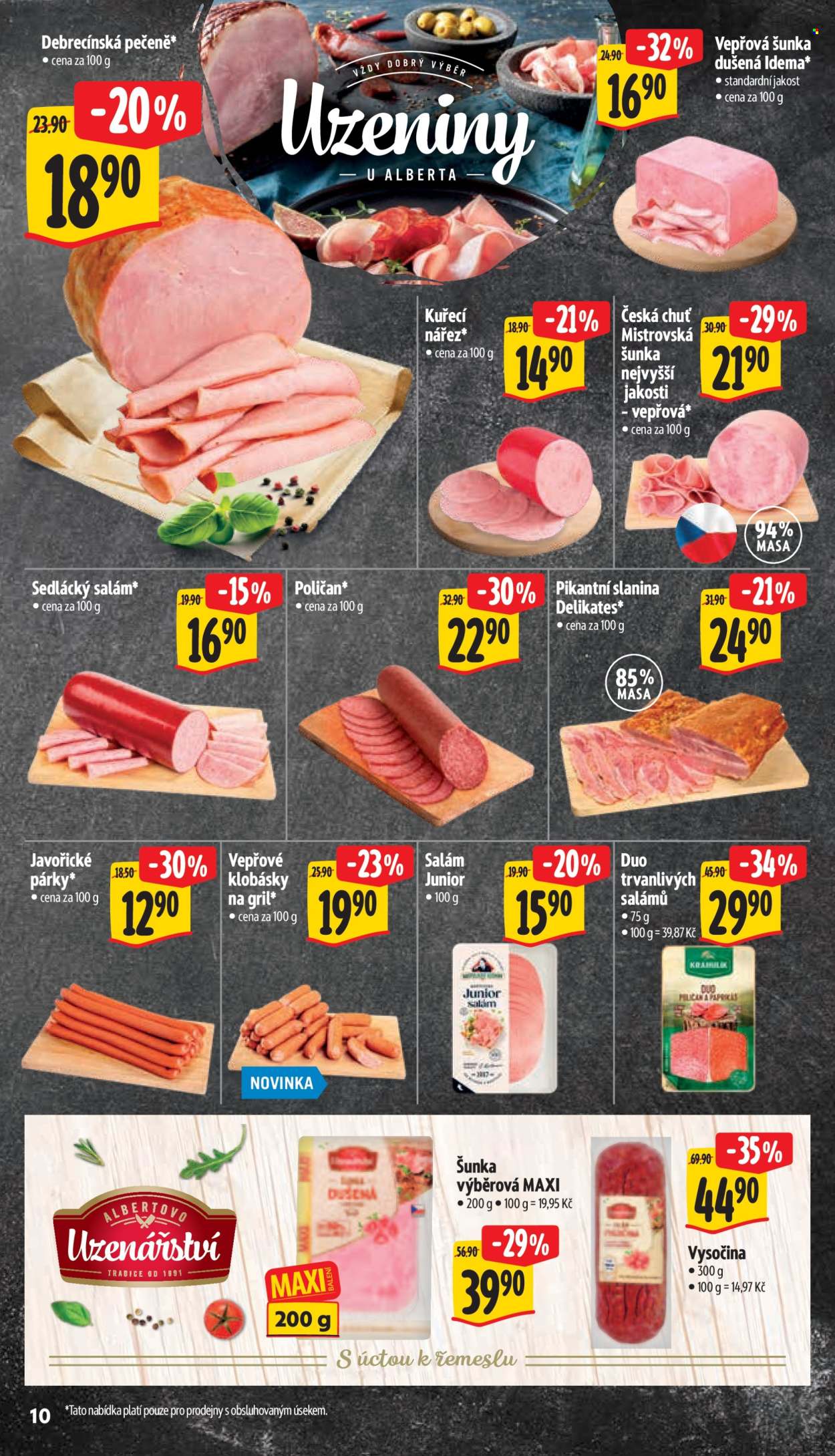 Leták Albert Supermarket - 23.7.2025 - 29.7.2025. Strana 18
