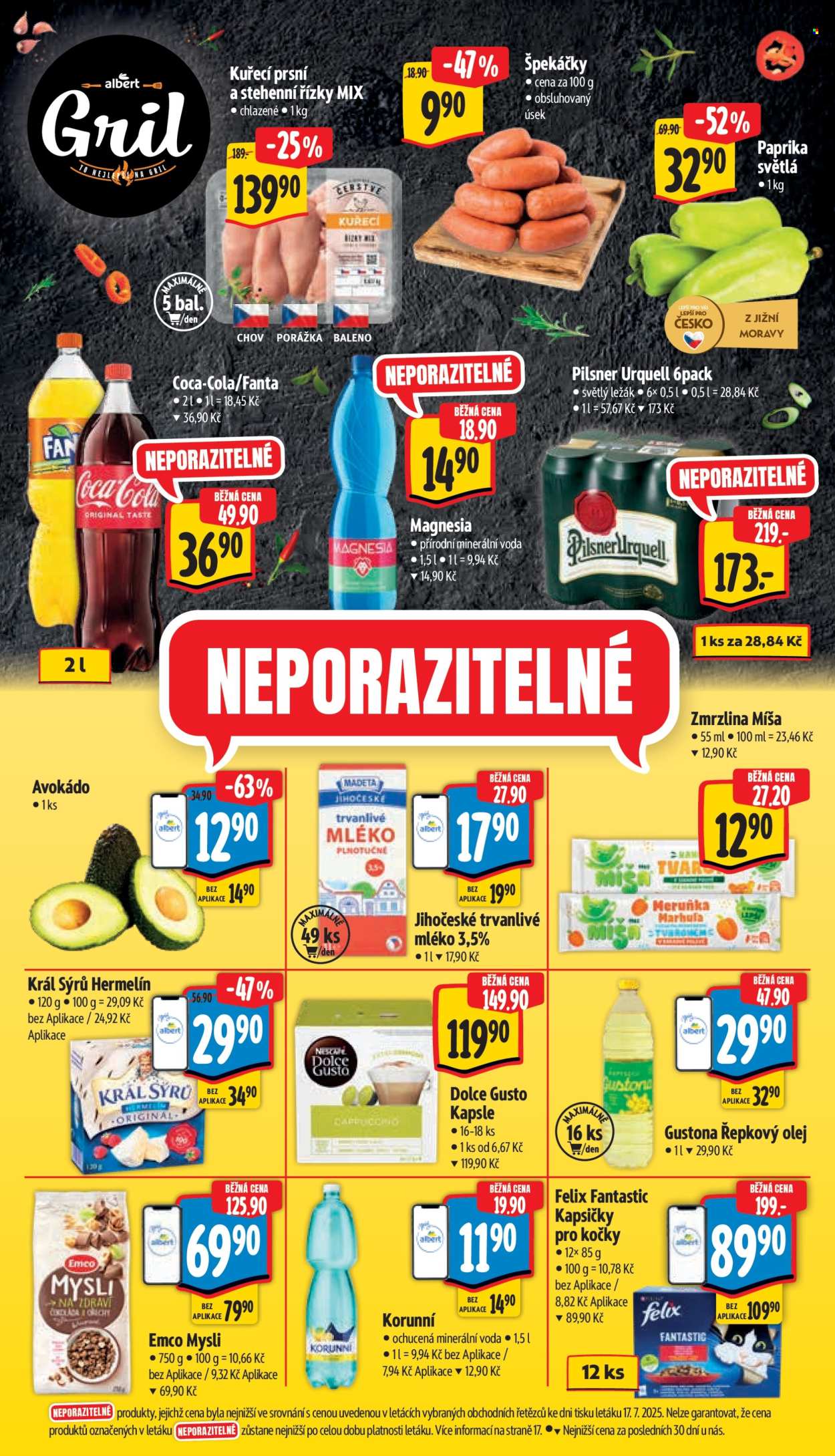 Leták Albert Supermarket - 23.7.2025 - 29.7.2025. Strana 44