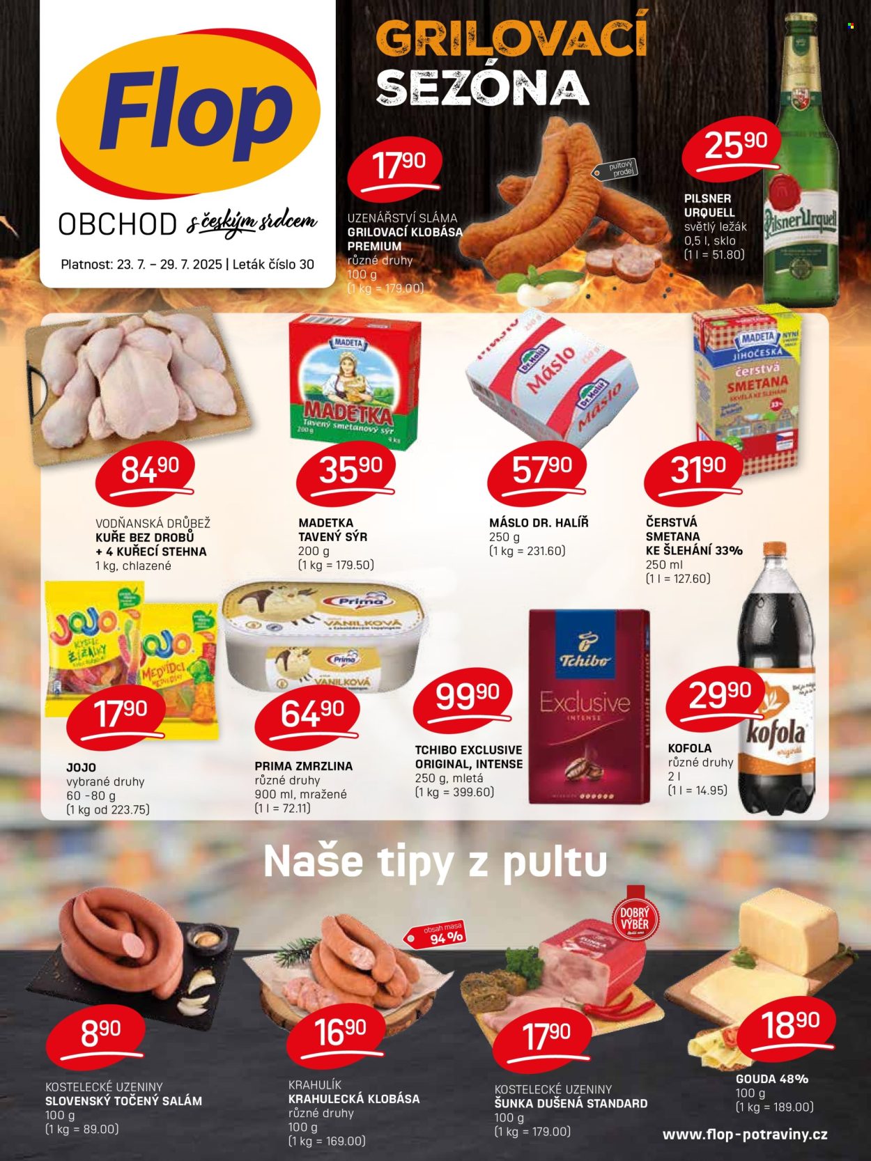 Leták Flop - 23.7.2025 - 29.7.2025. Strana 1
