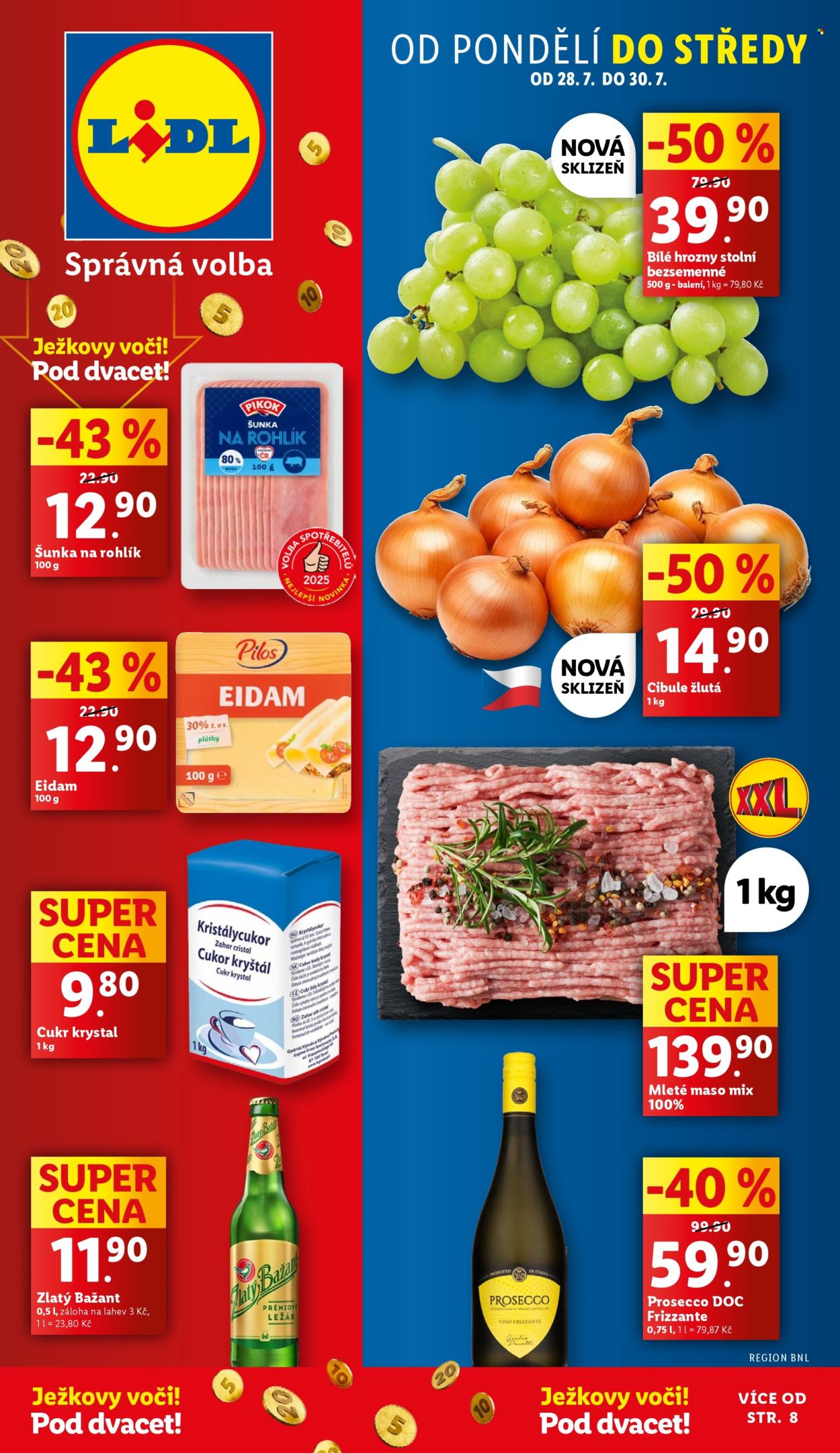 Leták Lidl - 28.7.2025 - 30.7.2025. Strana 1