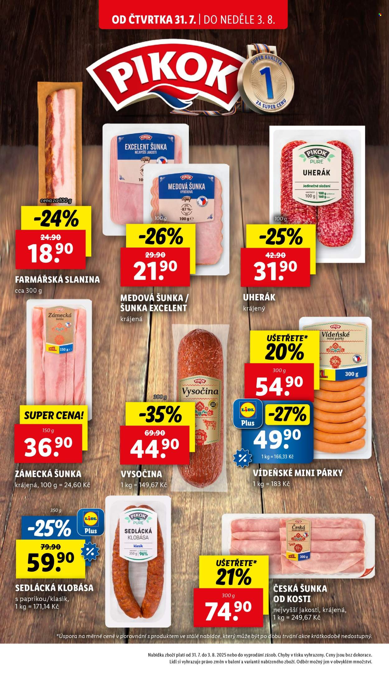 Leták Lidl - 31.7.2025 - 3.8.2025. Strana 12