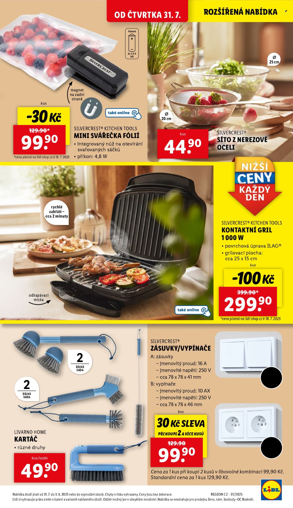 Leták Lidl - 31.7.2025 - 3.8.2025. Strana 33