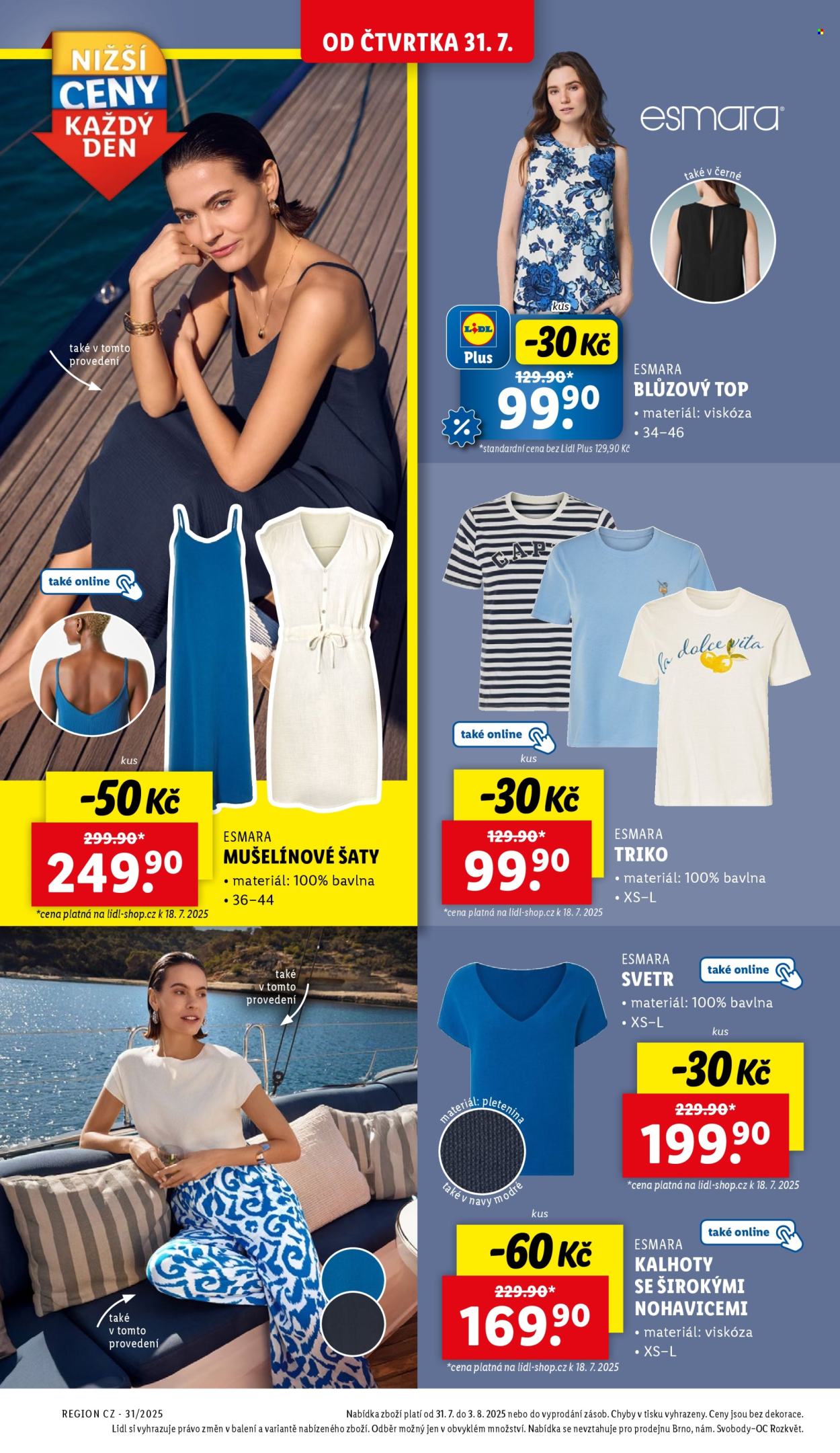 Leták Lidl - 31.7.2025 - 3.8.2025. Strana 36