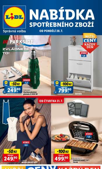 Leták Lidl - 28.7.2025 - 3.8.2025.