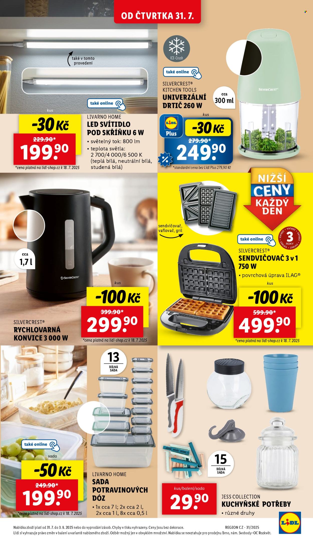 Leták Lidl - 28.7.2025 - 3.8.2025. Strana 17