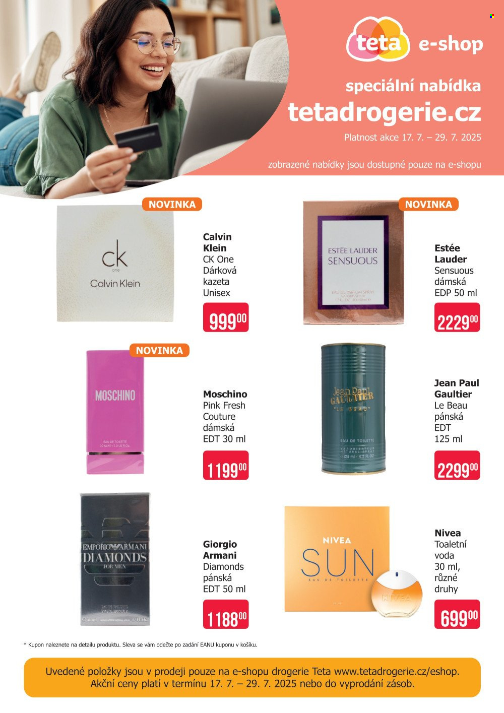 Leták Teta drogerie - 17.7.2025 - 29.7.2025. Strana 2