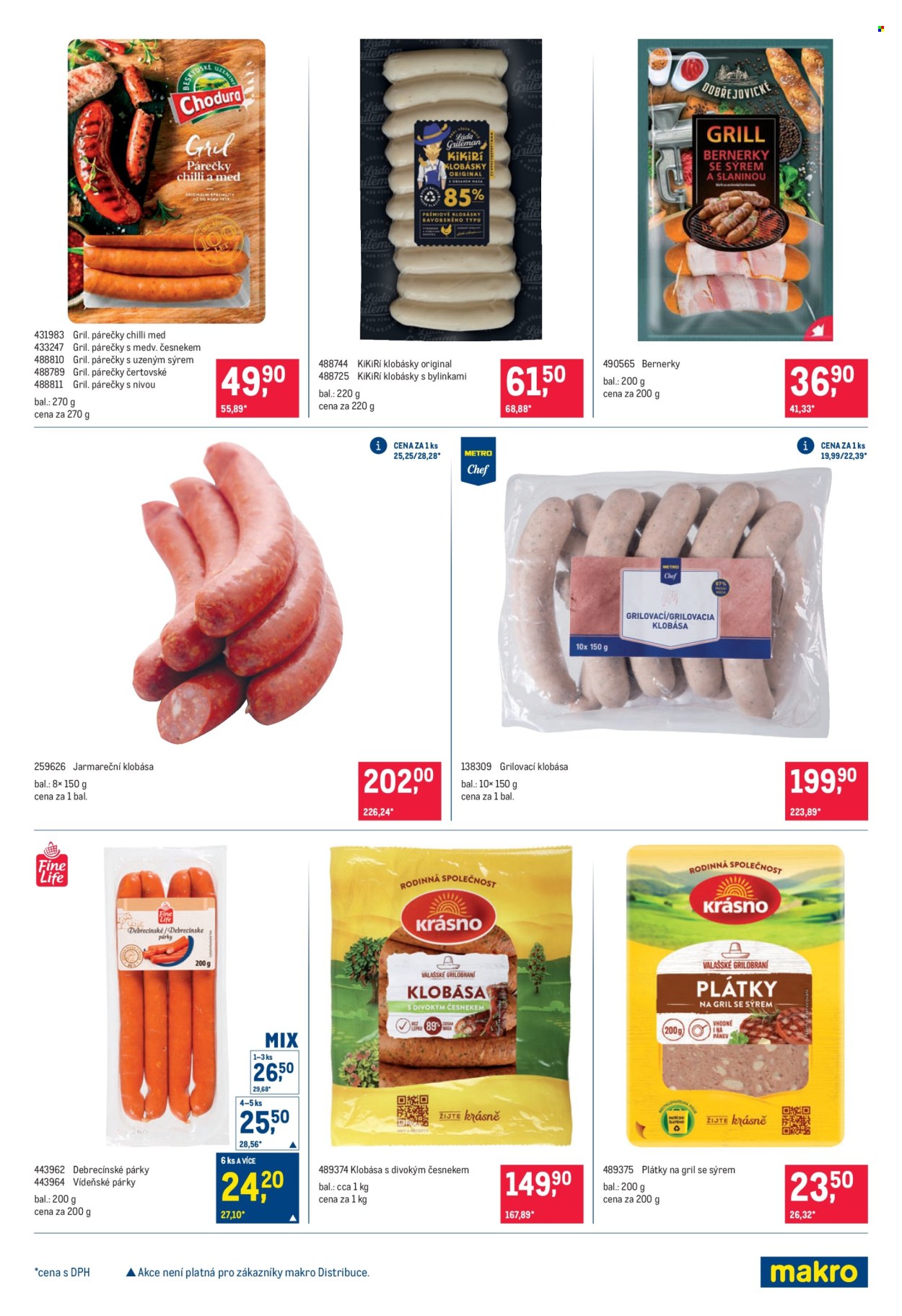 Leták MAKRO - 16.7.2025 - 12.8.2025. Strana 3