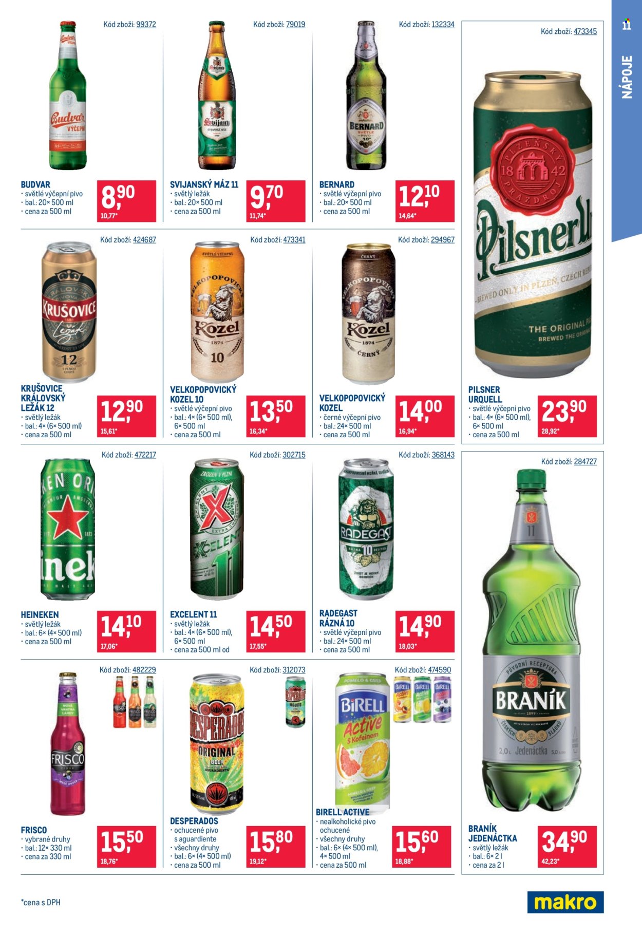Leták MAKRO - 30.7.2025 - 12.8.2025. Strana 11
