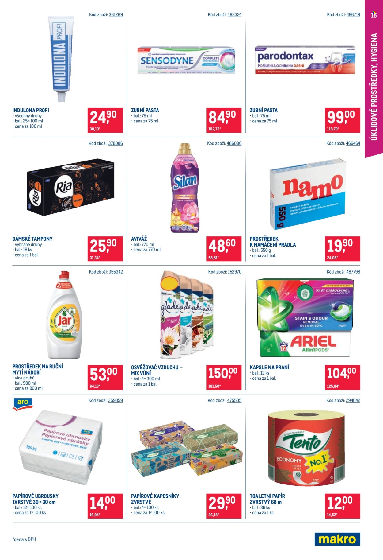 Leták MAKRO - 30.7.2025 - 12.8.2025. Strana 15