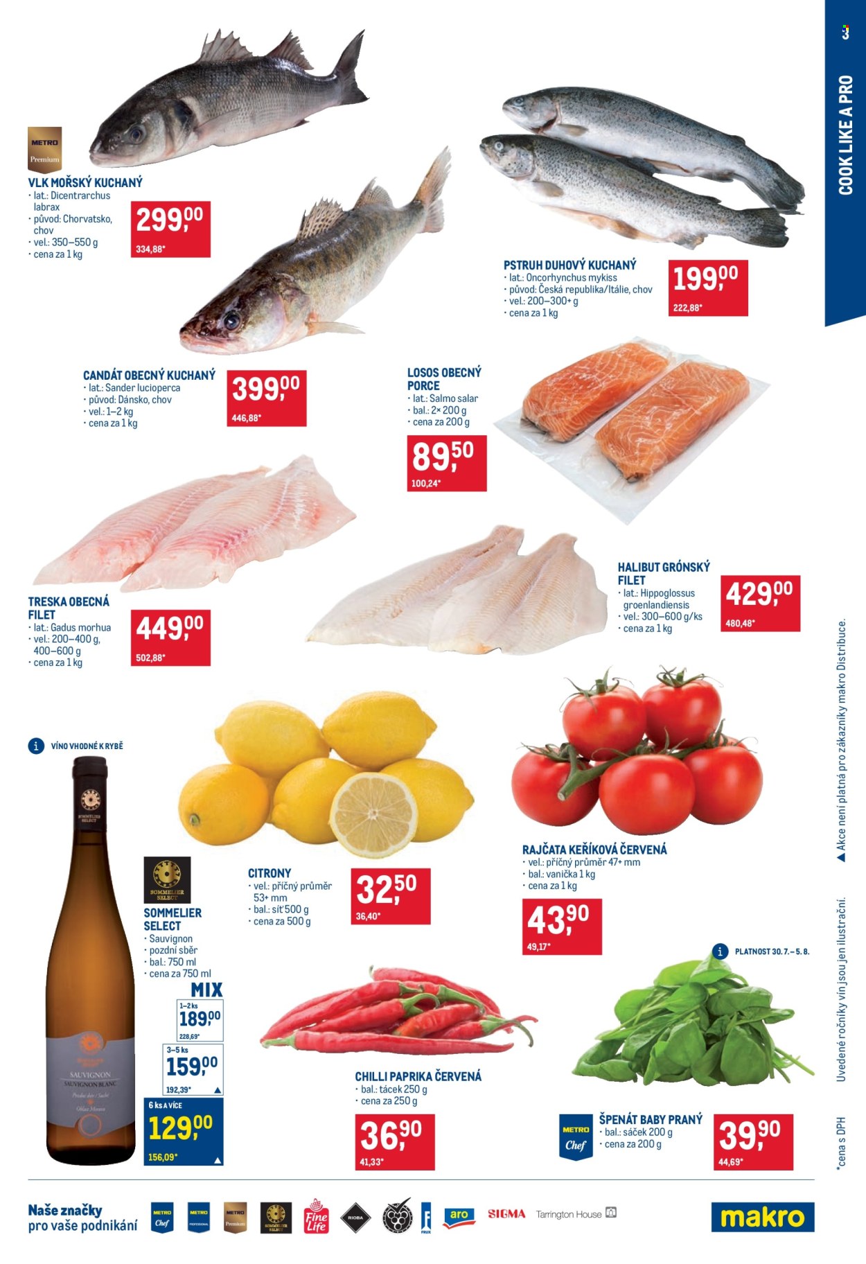Leták MAKRO - 30.7.2025 - 12.8.2025. Strana 3