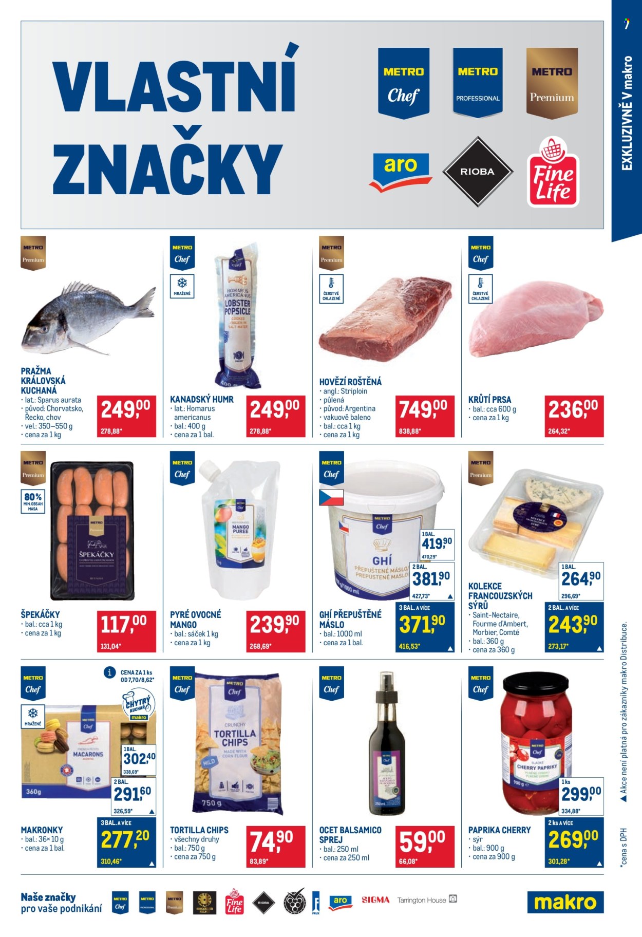 Leták MAKRO - 30.7.2025 - 12.8.2025. Strana 7
