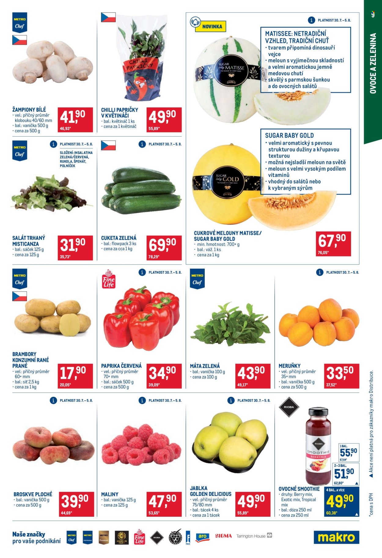 Leták MAKRO - 30.7.2025 - 12.8.2025. Strana 9