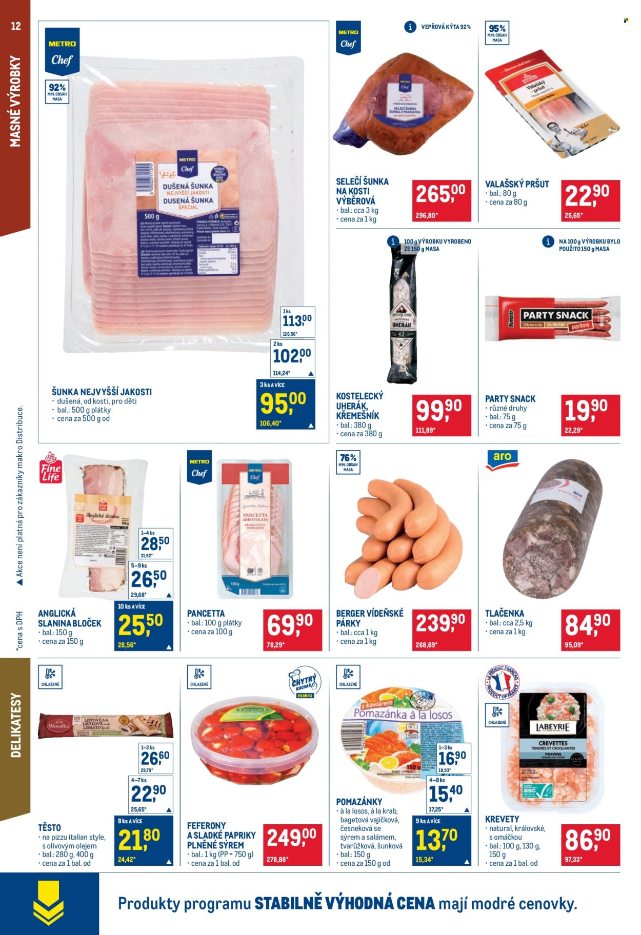 Leták MAKRO - 30.7.2025 - 12.8.2025. Strana 12