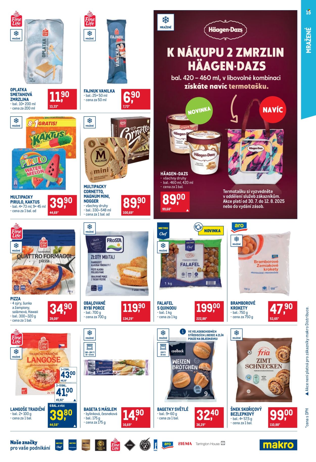 Leták MAKRO - 30.7.2025 - 12.8.2025. Strana 15