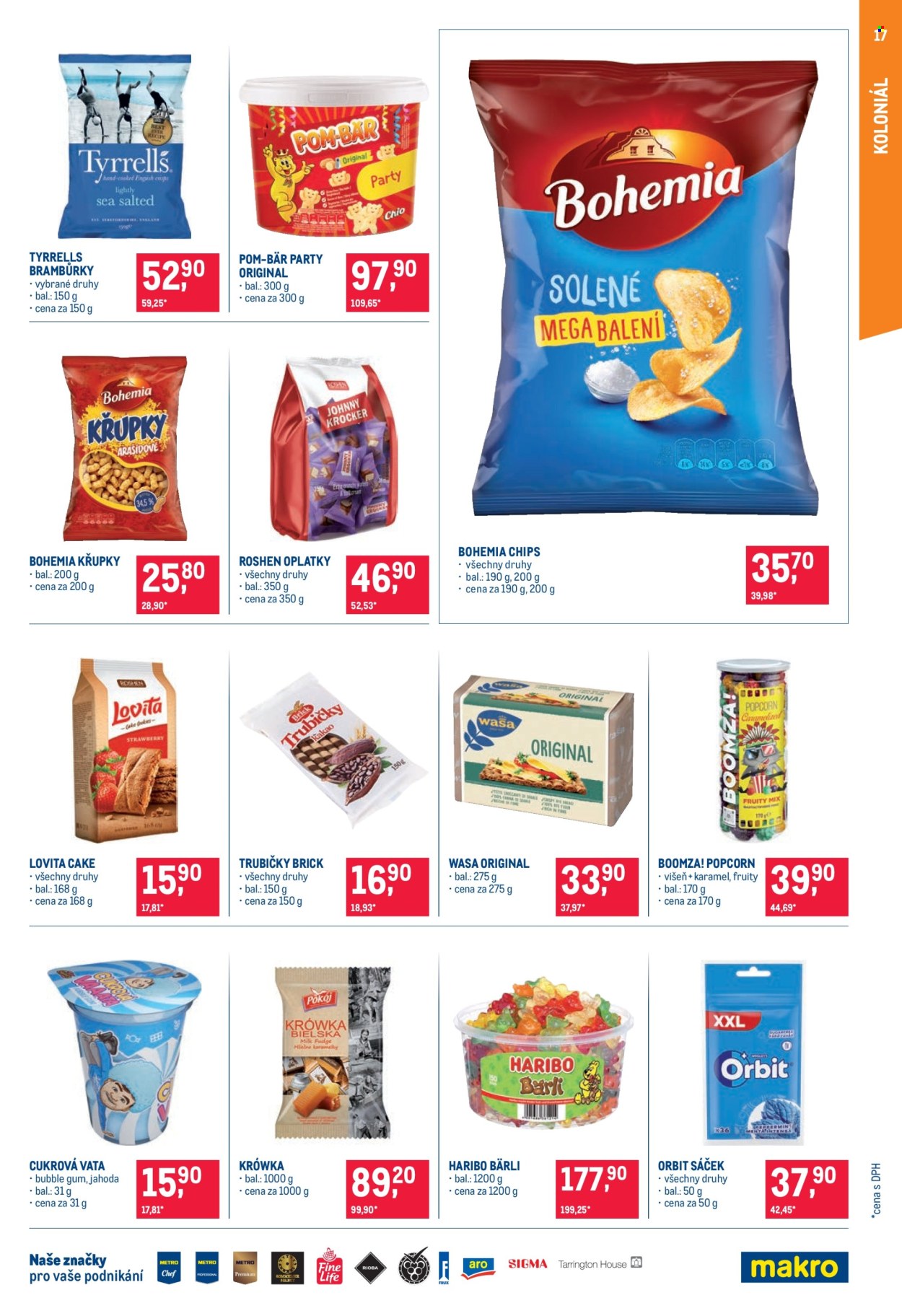 Leták MAKRO - 30.7.2025 - 12.8.2025. Strana 17