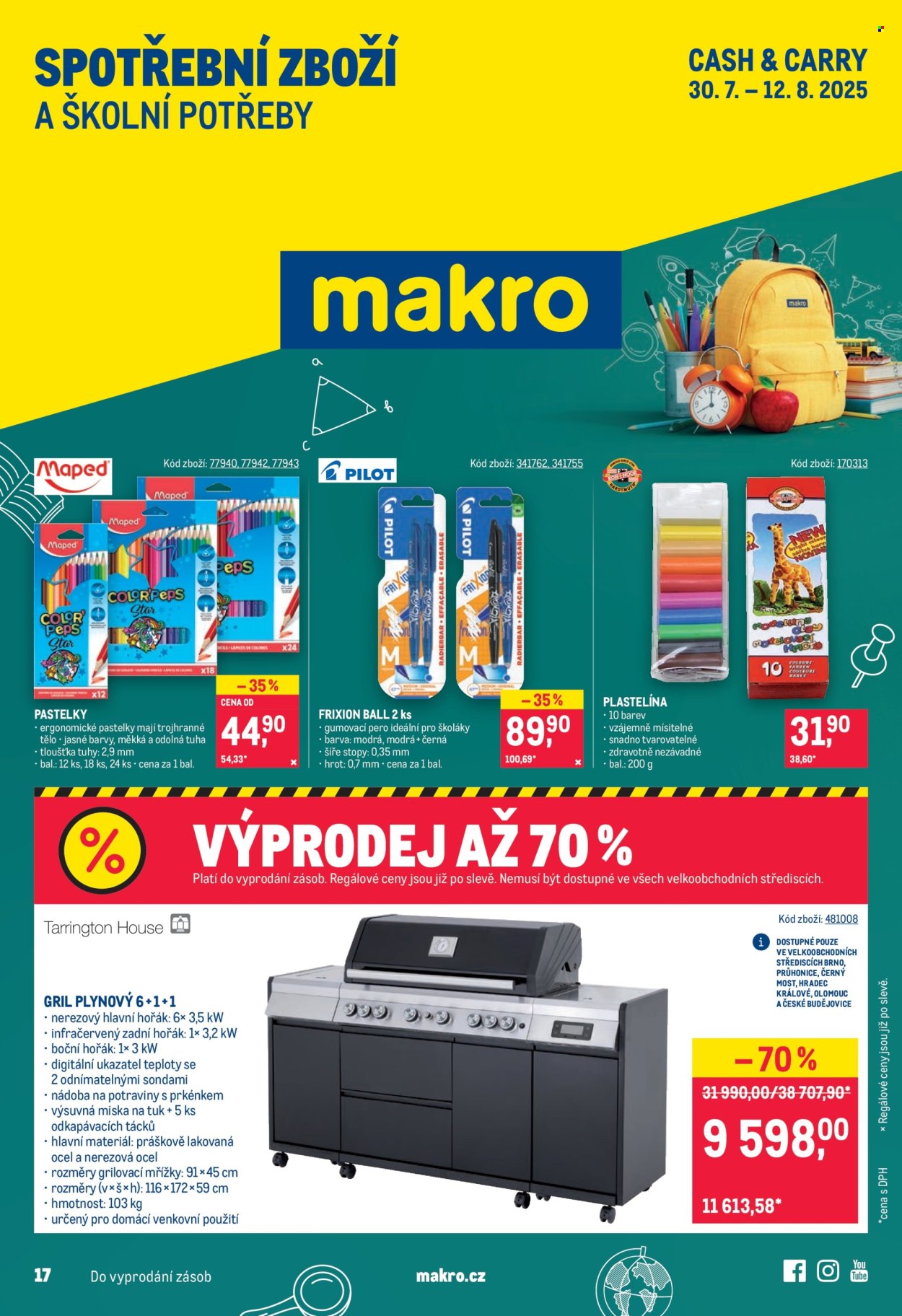Leták MAKRO - 30.7.2025 - 12.8.2025. Strana 1