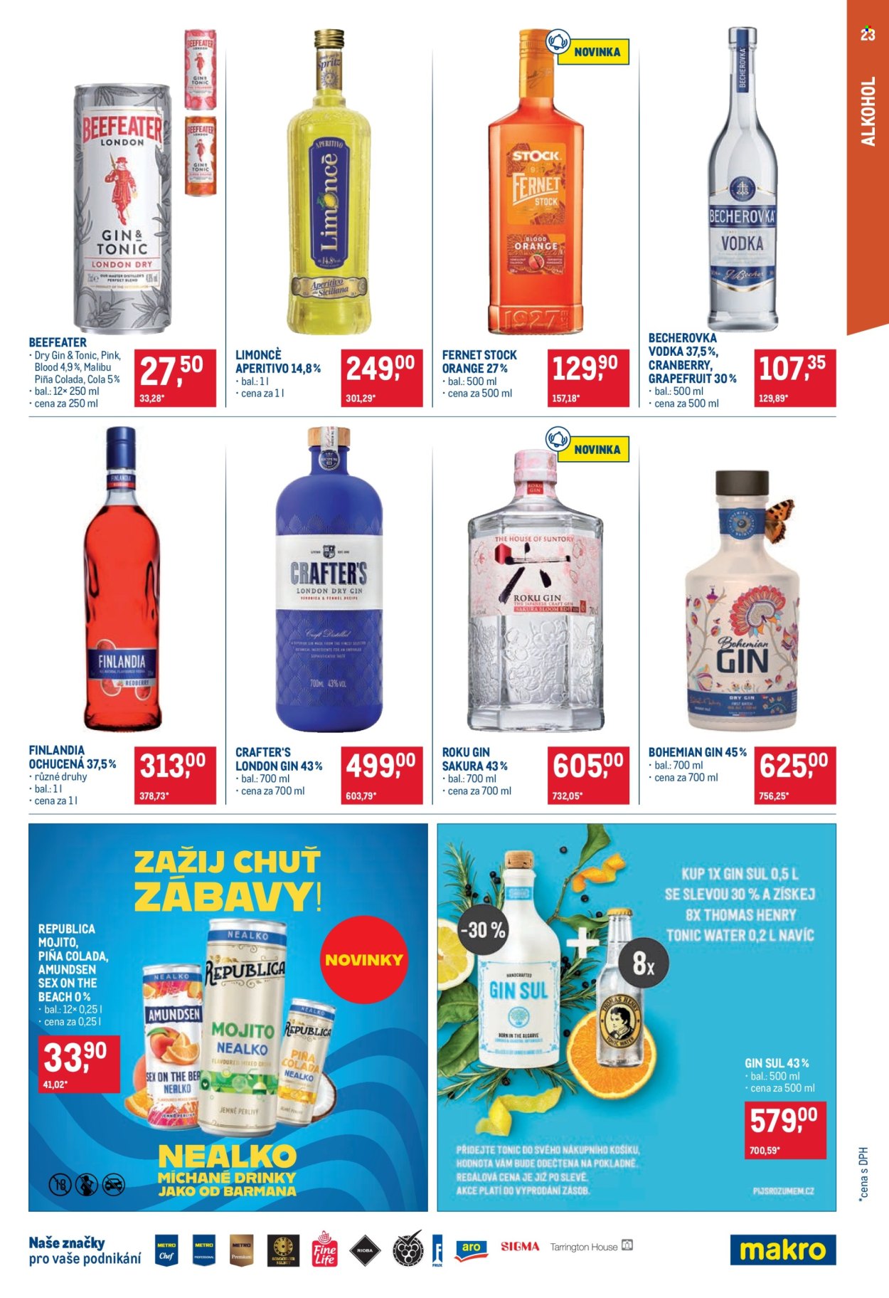 Leták MAKRO - 30.7.2025 - 12.8.2025. Strana 23