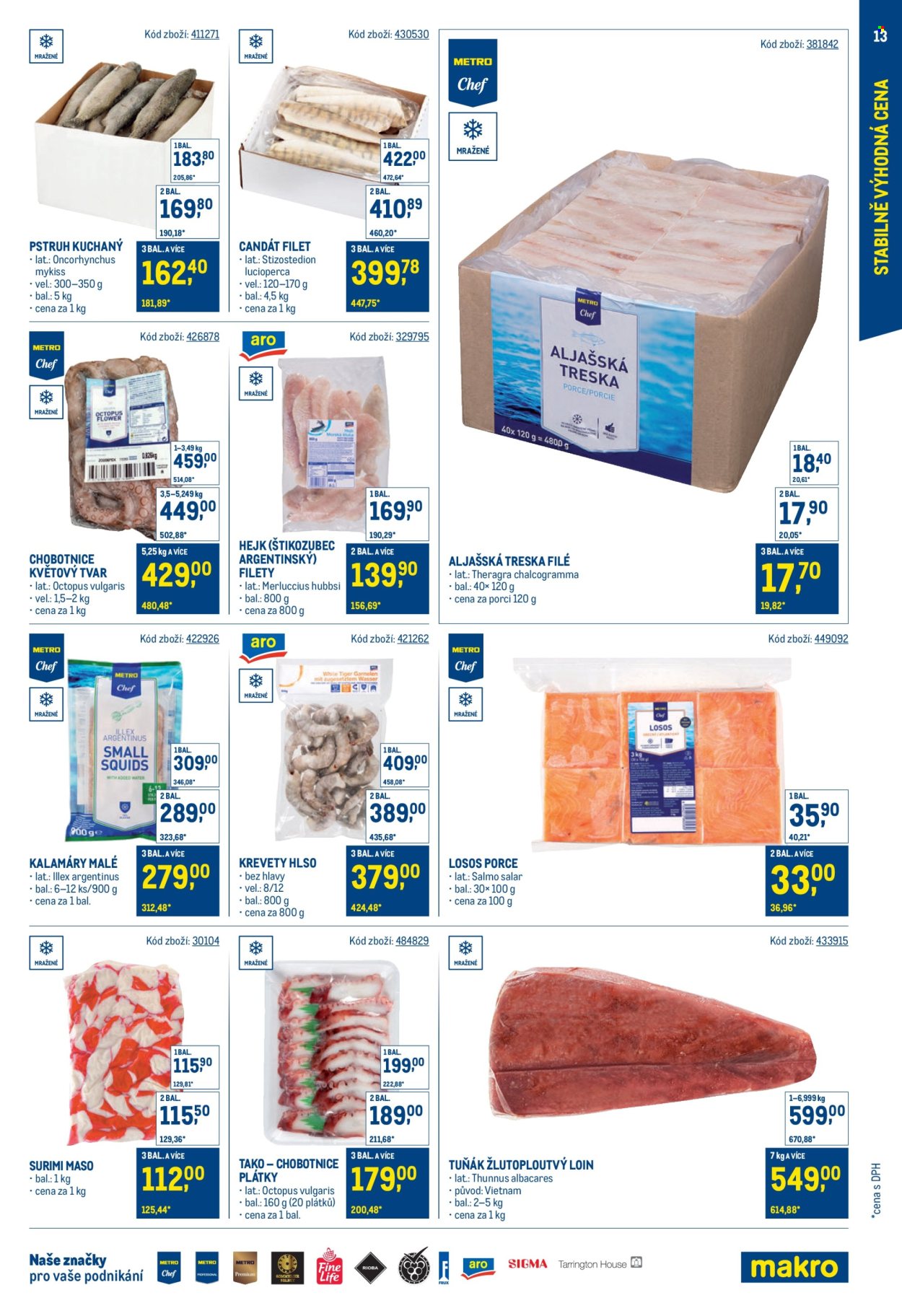 Leták MAKRO - 30.7.2025 - 23.9.2025. Strana 13