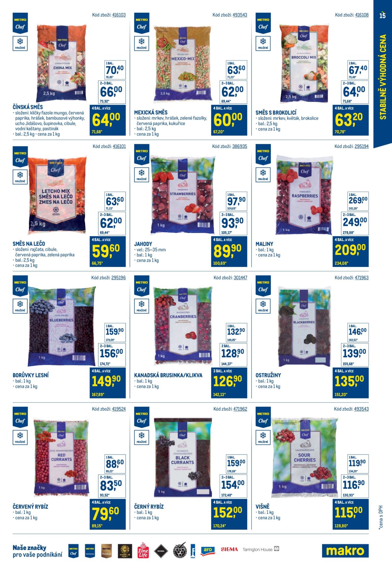 Leták MAKRO - 30.7.2025 - 23.9.2025. Strana 15