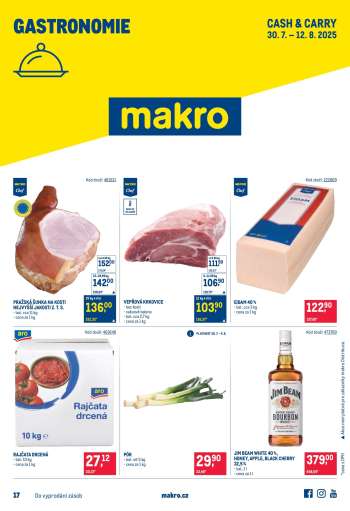 Leták MAKRO - 30.7.2025 - 12.8.2025.
