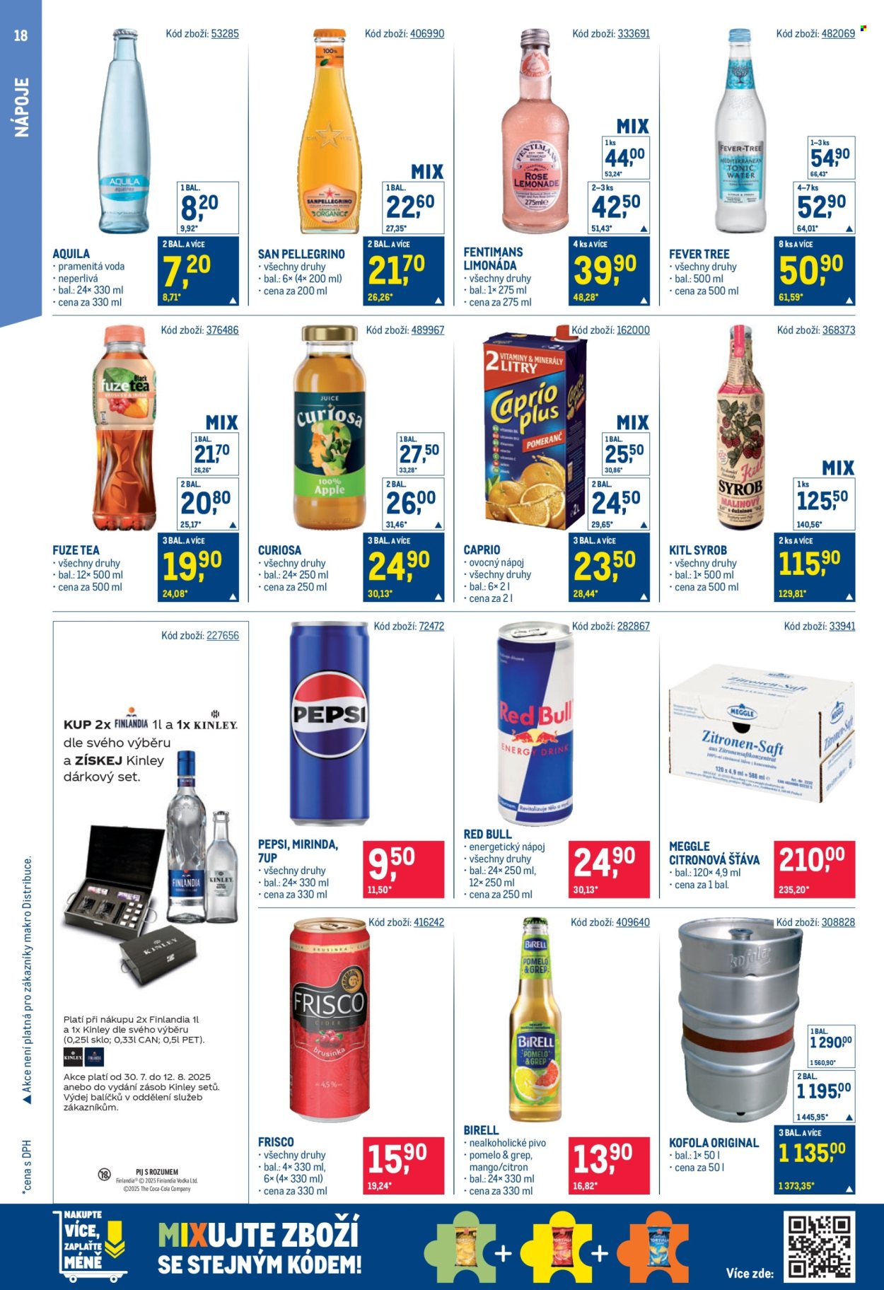 Leták MAKRO - 30.7.2025 - 12.8.2025. Strana 18