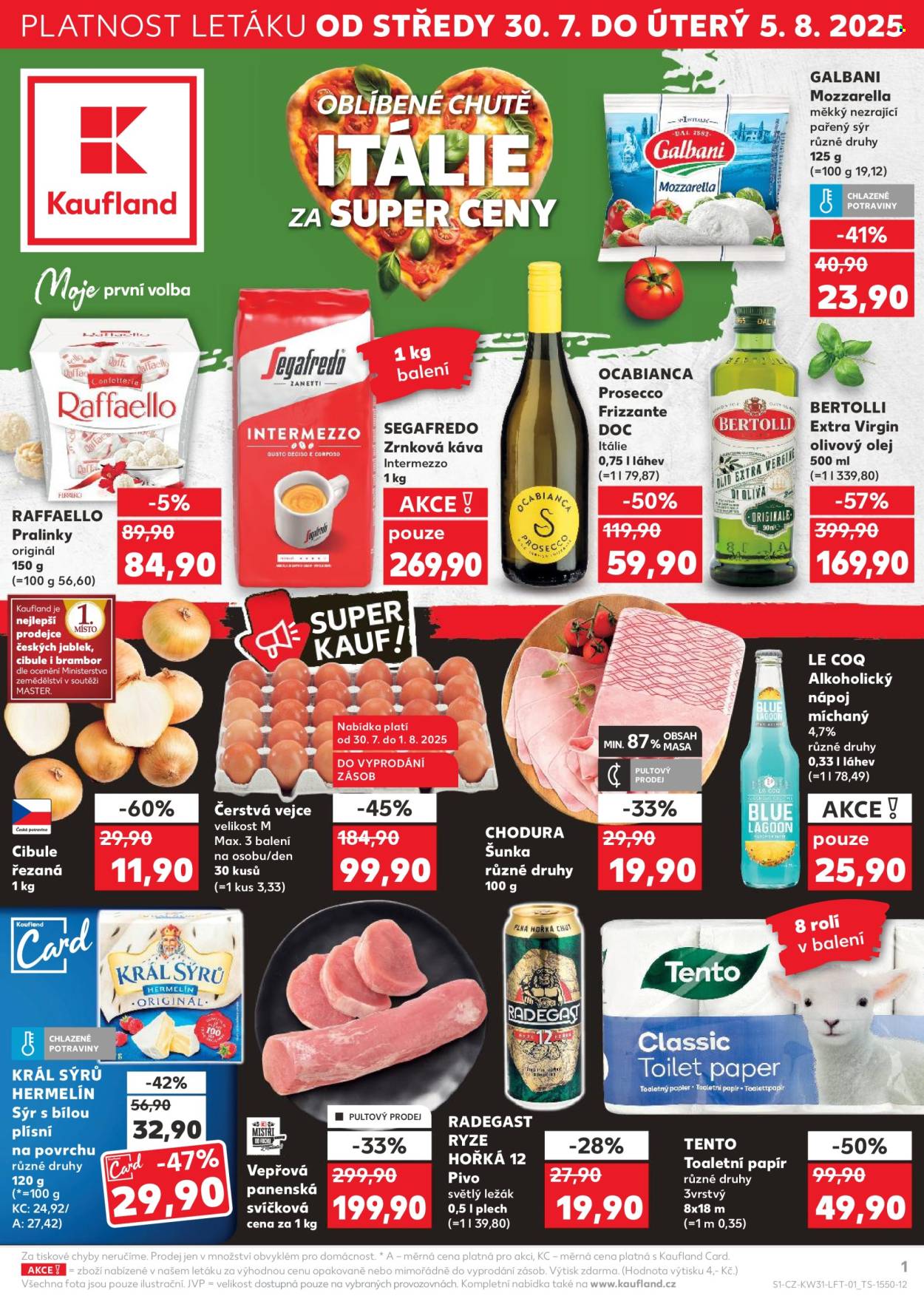 Leták Kaufland - 30.7.2025 - 5.8.2025. Strana 1