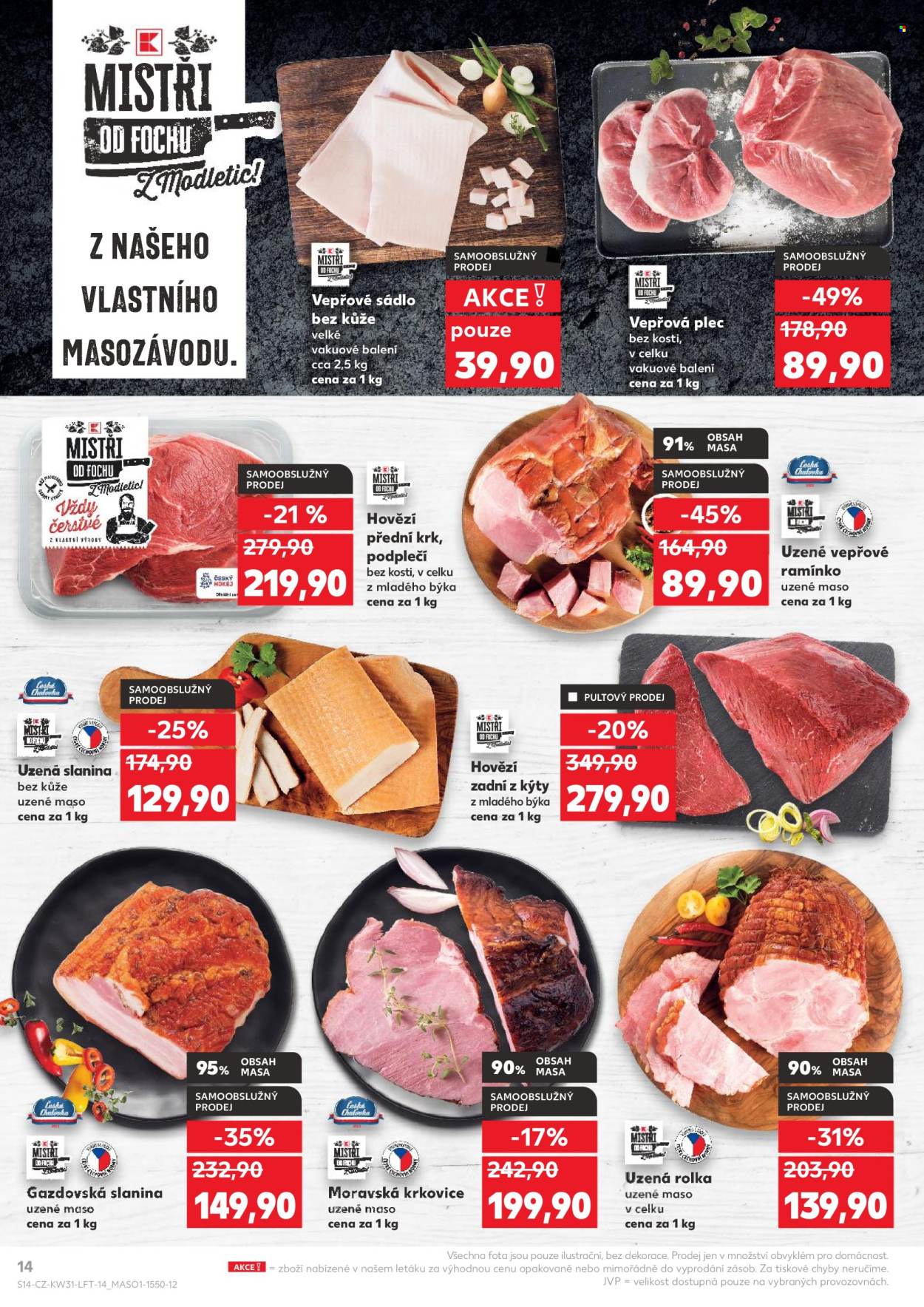 Leták Kaufland - 30.7.2025 - 5.8.2025. Strana 14