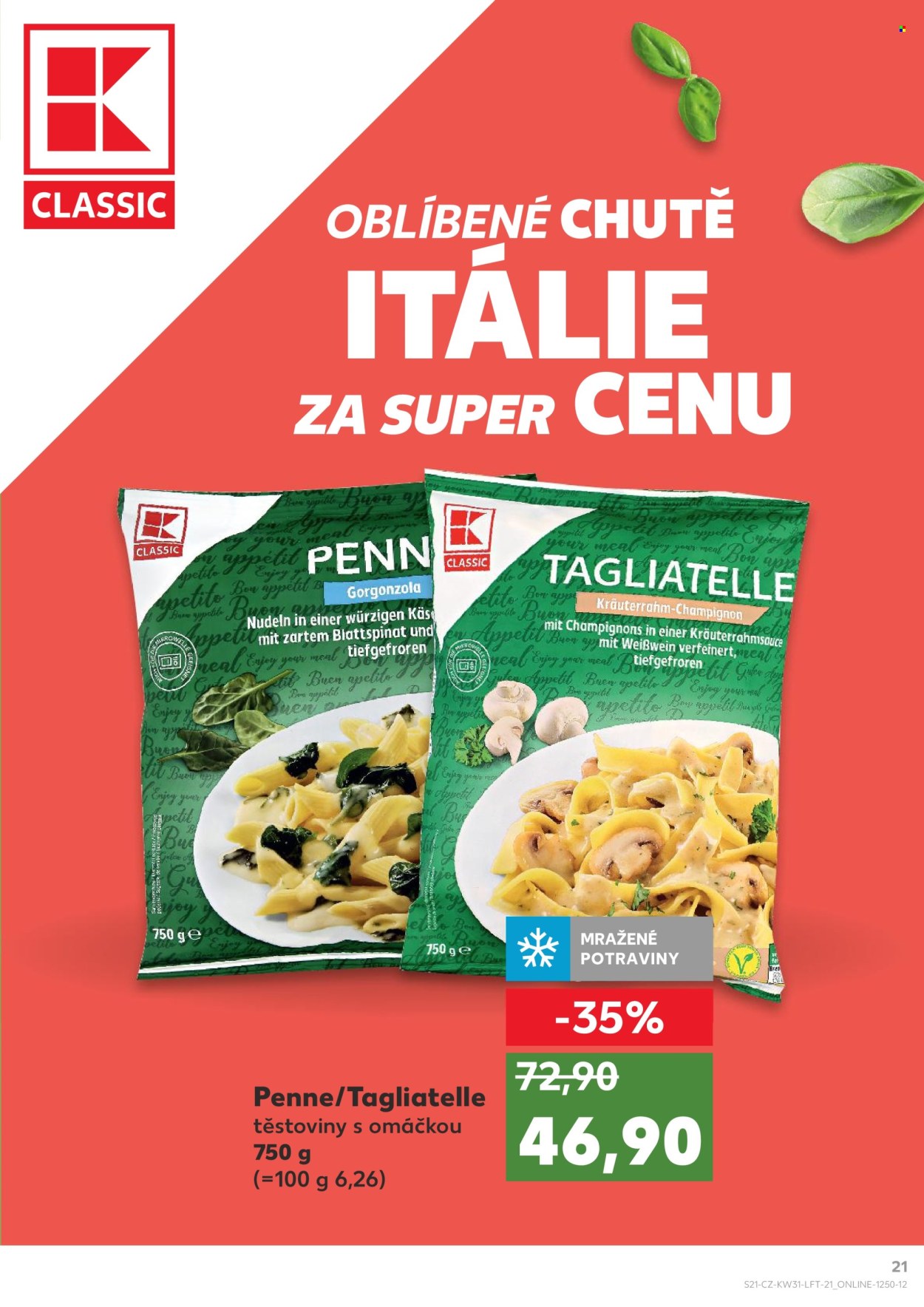 Leták Kaufland - 30.7.2025 - 5.8.2025. Strana 21
