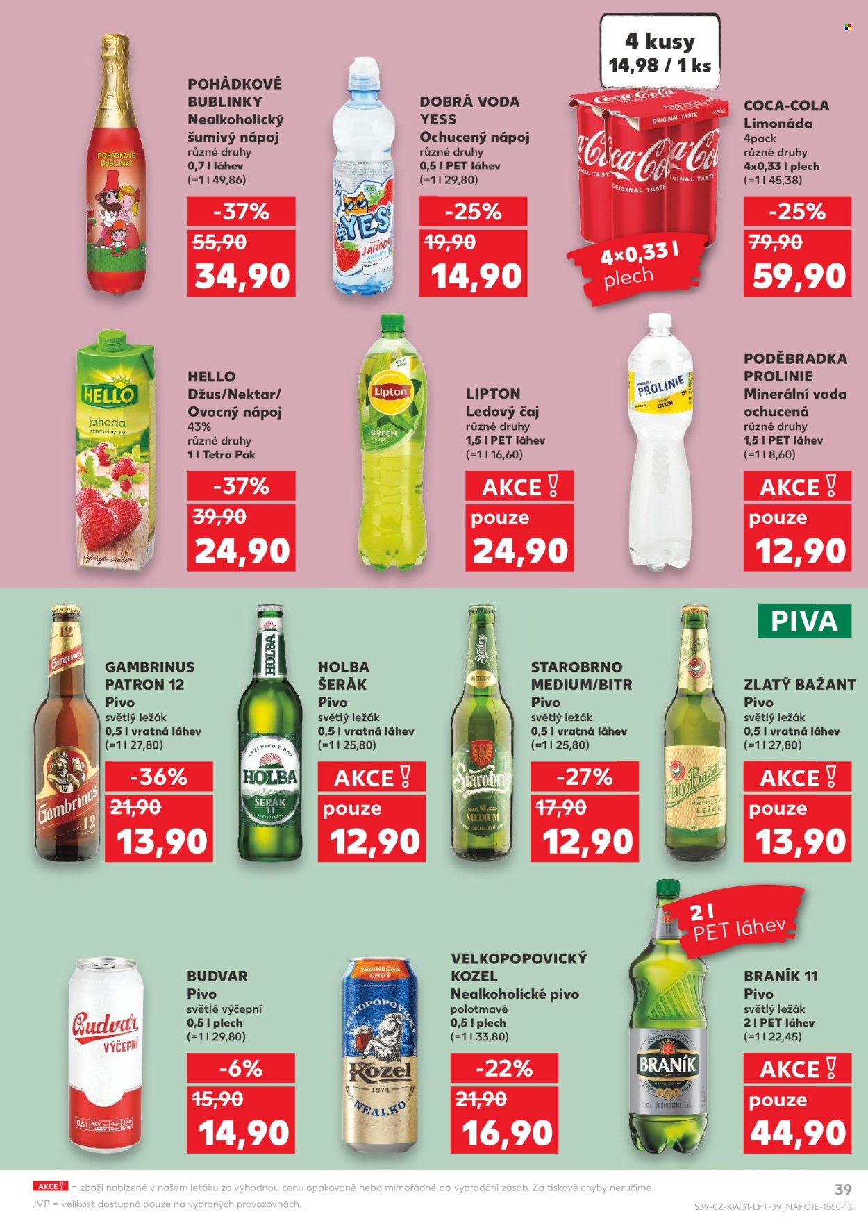 Leták Kaufland - 30.7.2025 - 5.8.2025. Strana 39