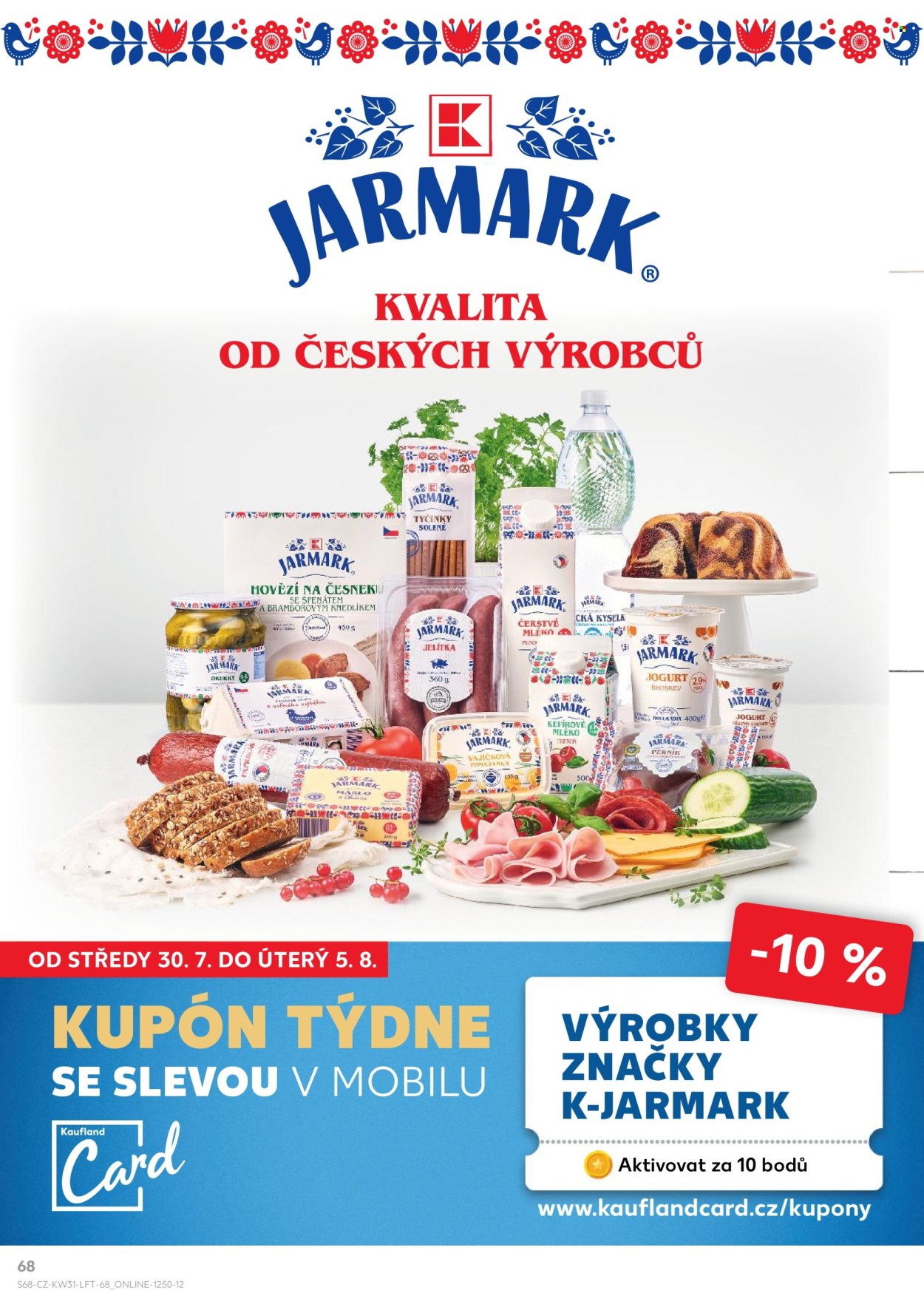 Leták Kaufland - 30.7.2025 - 5.8.2025. Strana 68