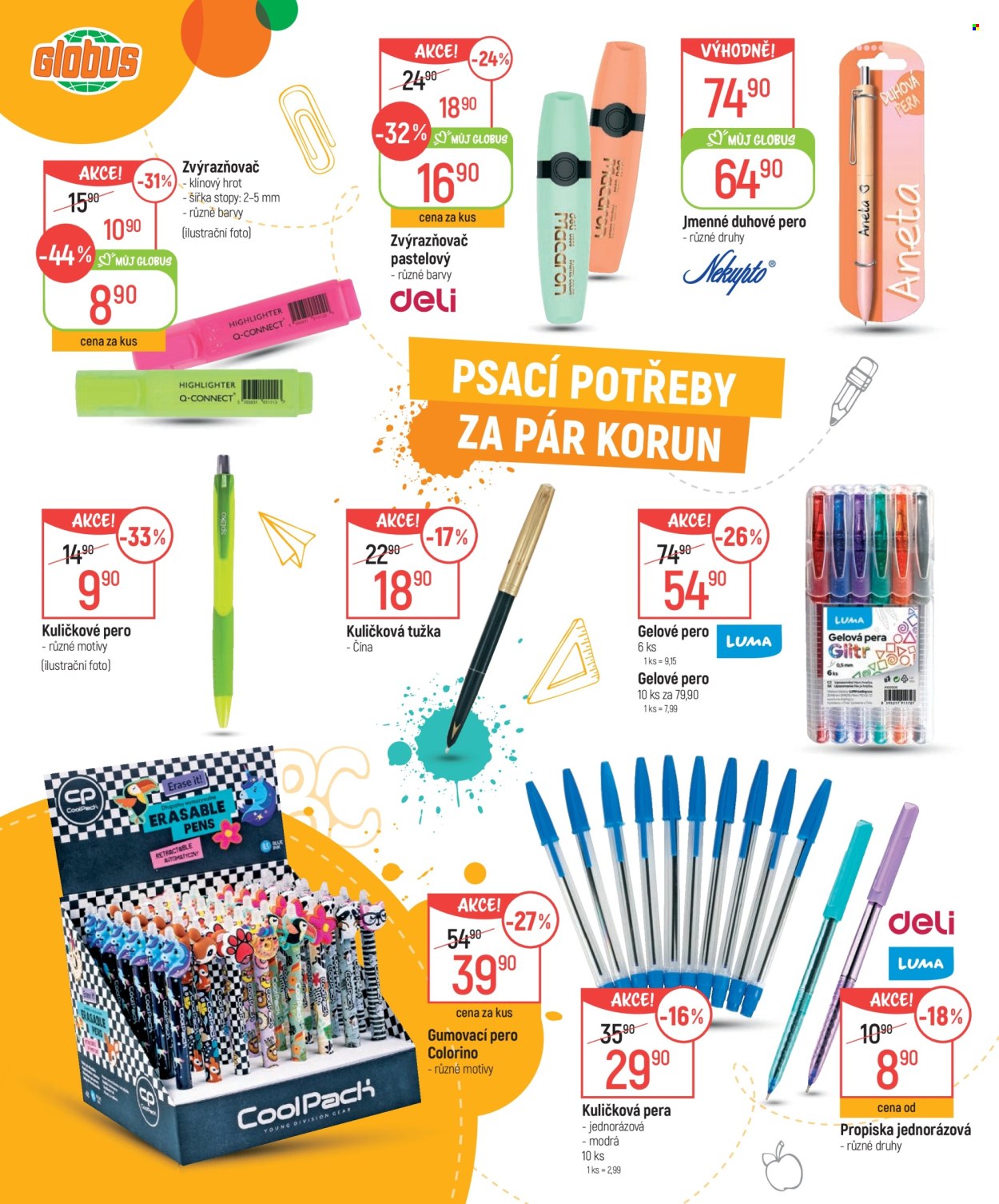 Leták Globus - 30.7.2025 - 9.9.2025. Strana 6
