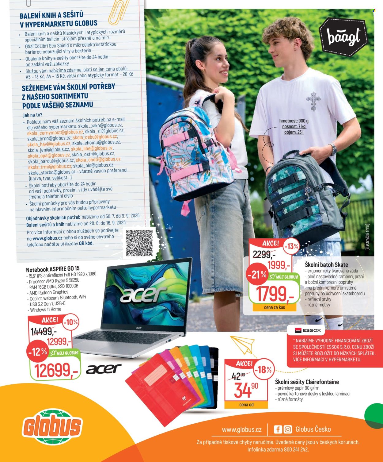 Leták Globus - 30.7.2025 - 9.9.2025. Strana 32
