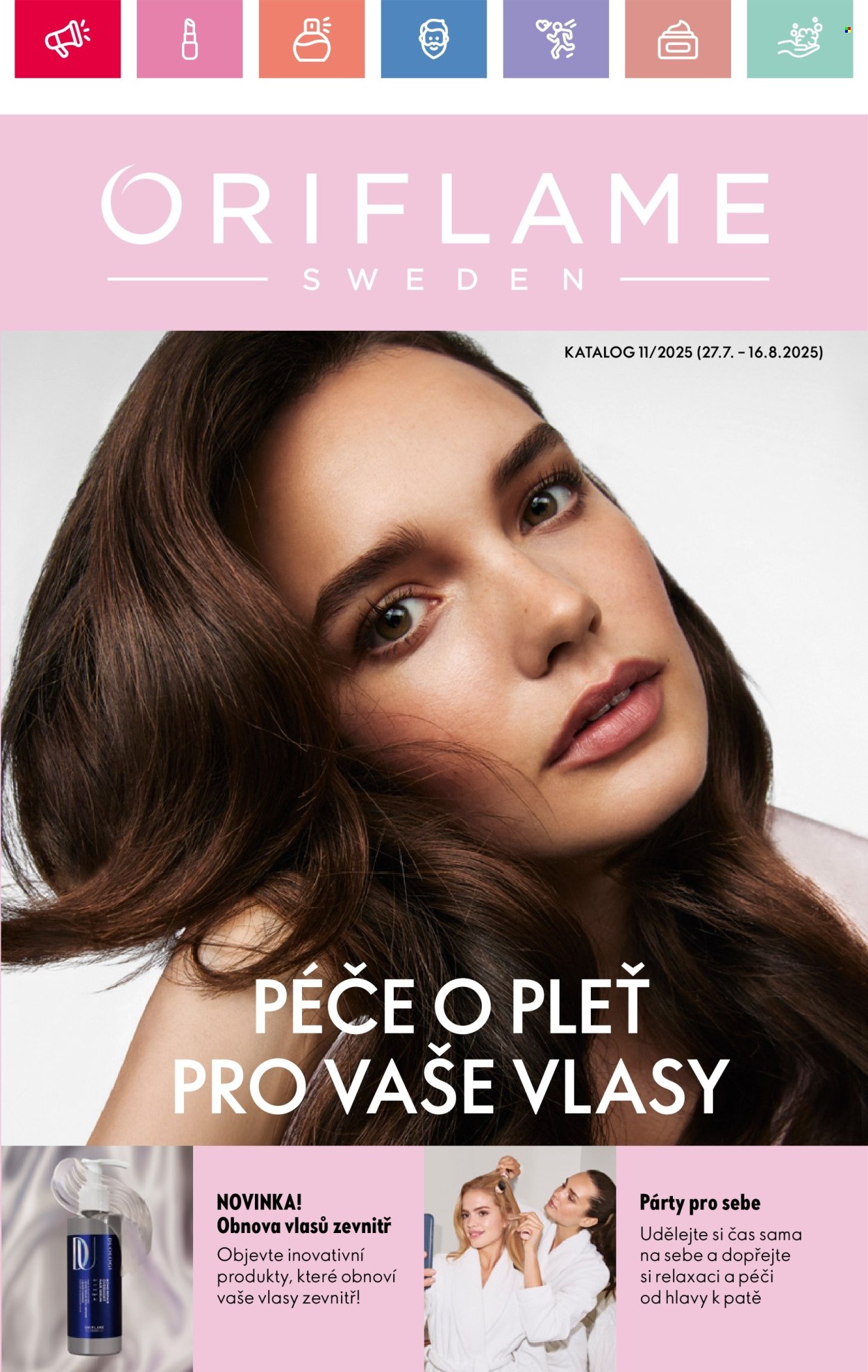Leták ORIFLAME - 27.7.2025 - 16.8.2025. Strana 1