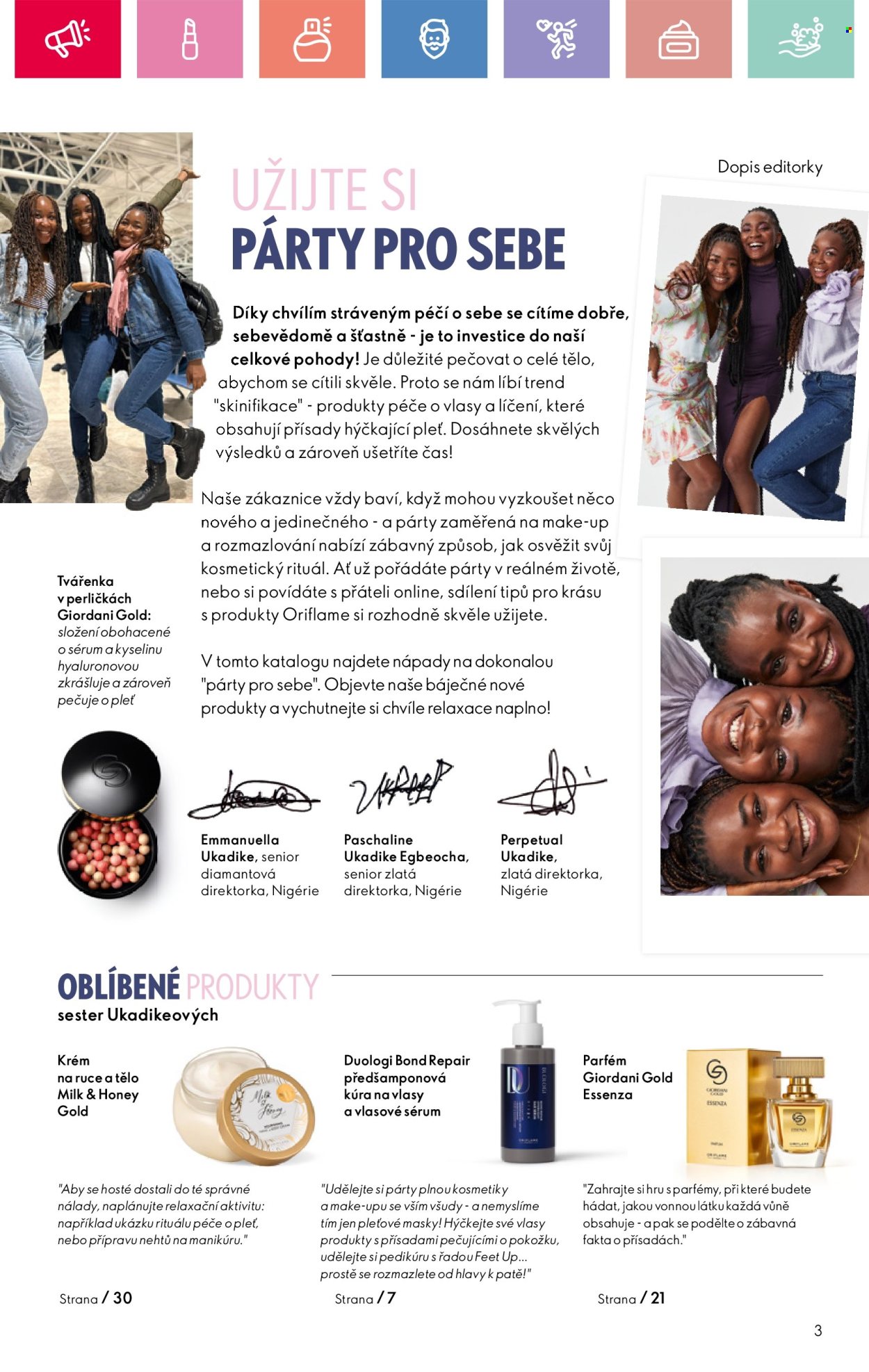 Leták ORIFLAME - 27.7.2025 - 16.8.2025. Strana 3