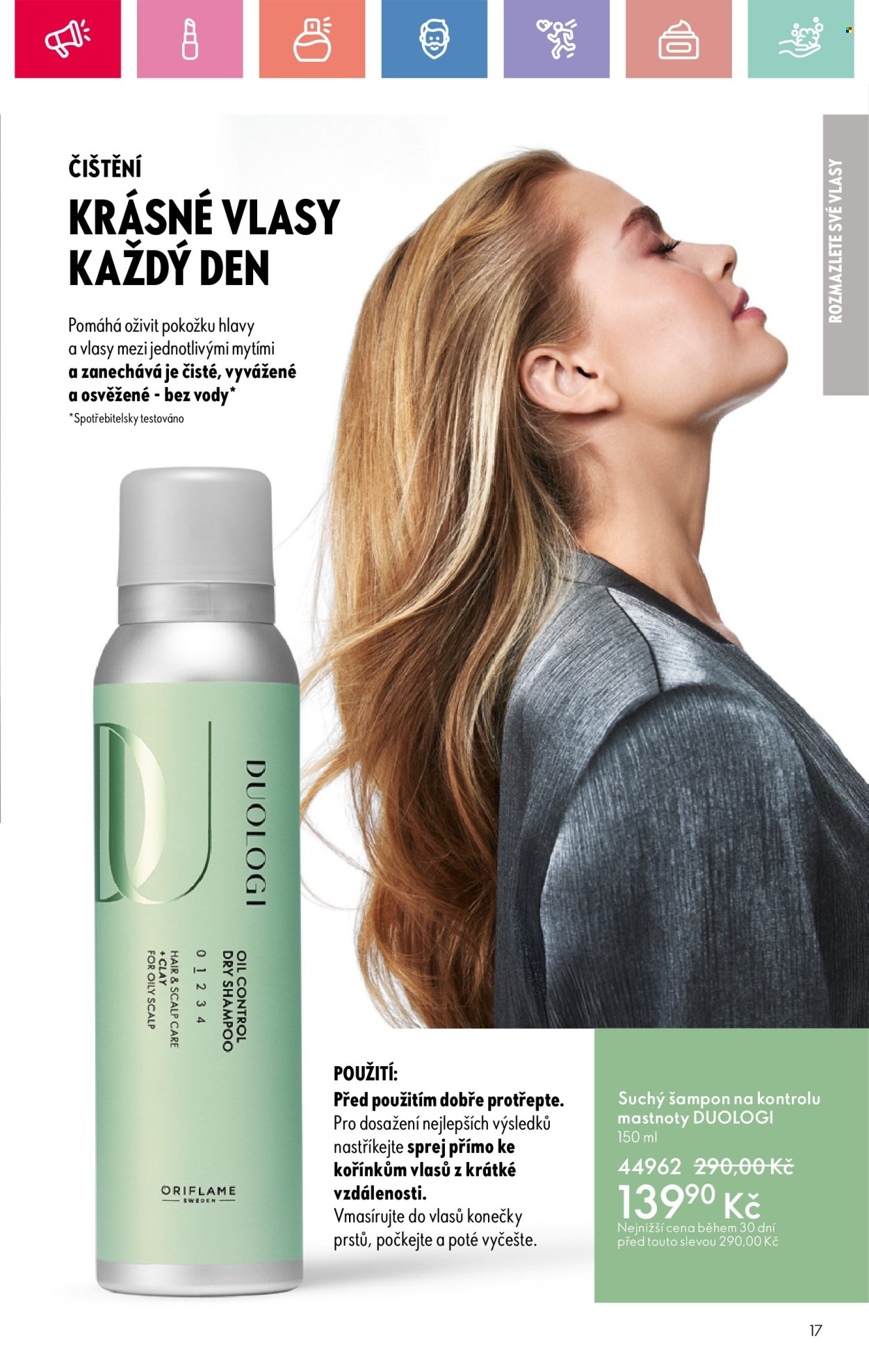 Leták ORIFLAME - 27.7.2025 - 16.8.2025. Strana 17