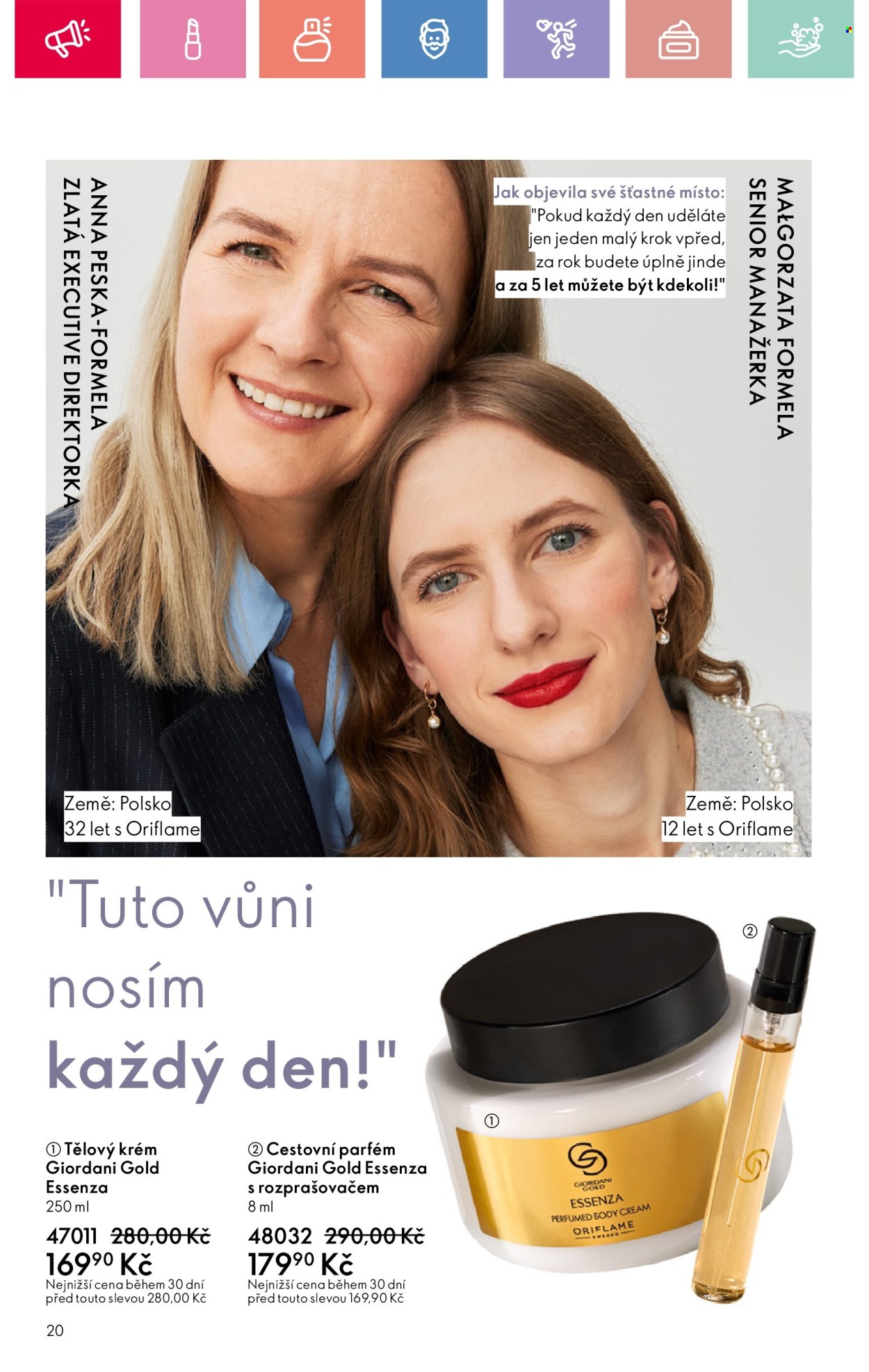 Leták ORIFLAME - 27.7.2025 - 16.8.2025. Strana 20