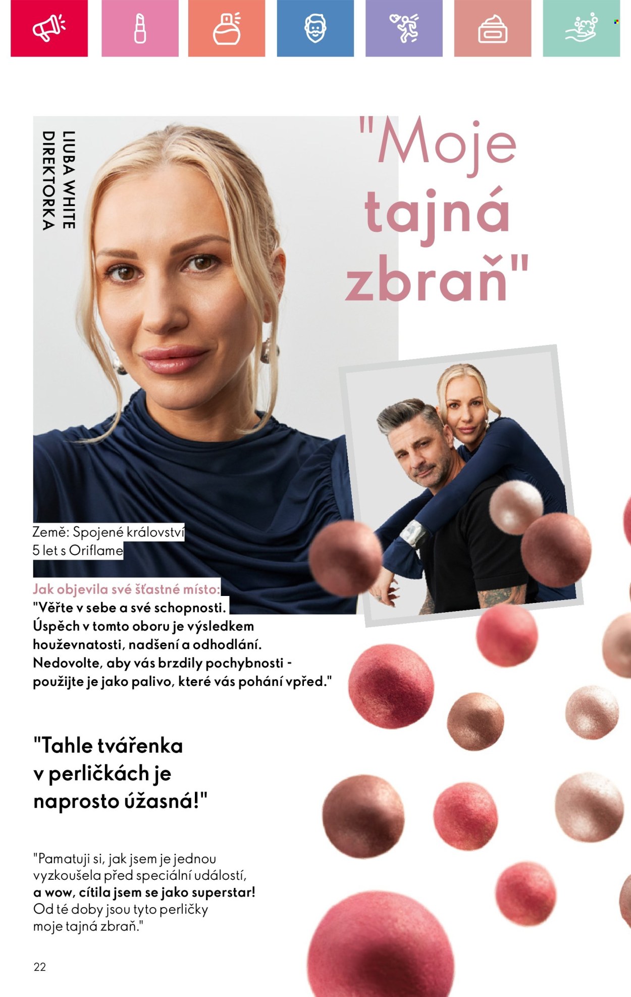 Leták ORIFLAME - 27.7.2025 - 16.8.2025. Strana 22