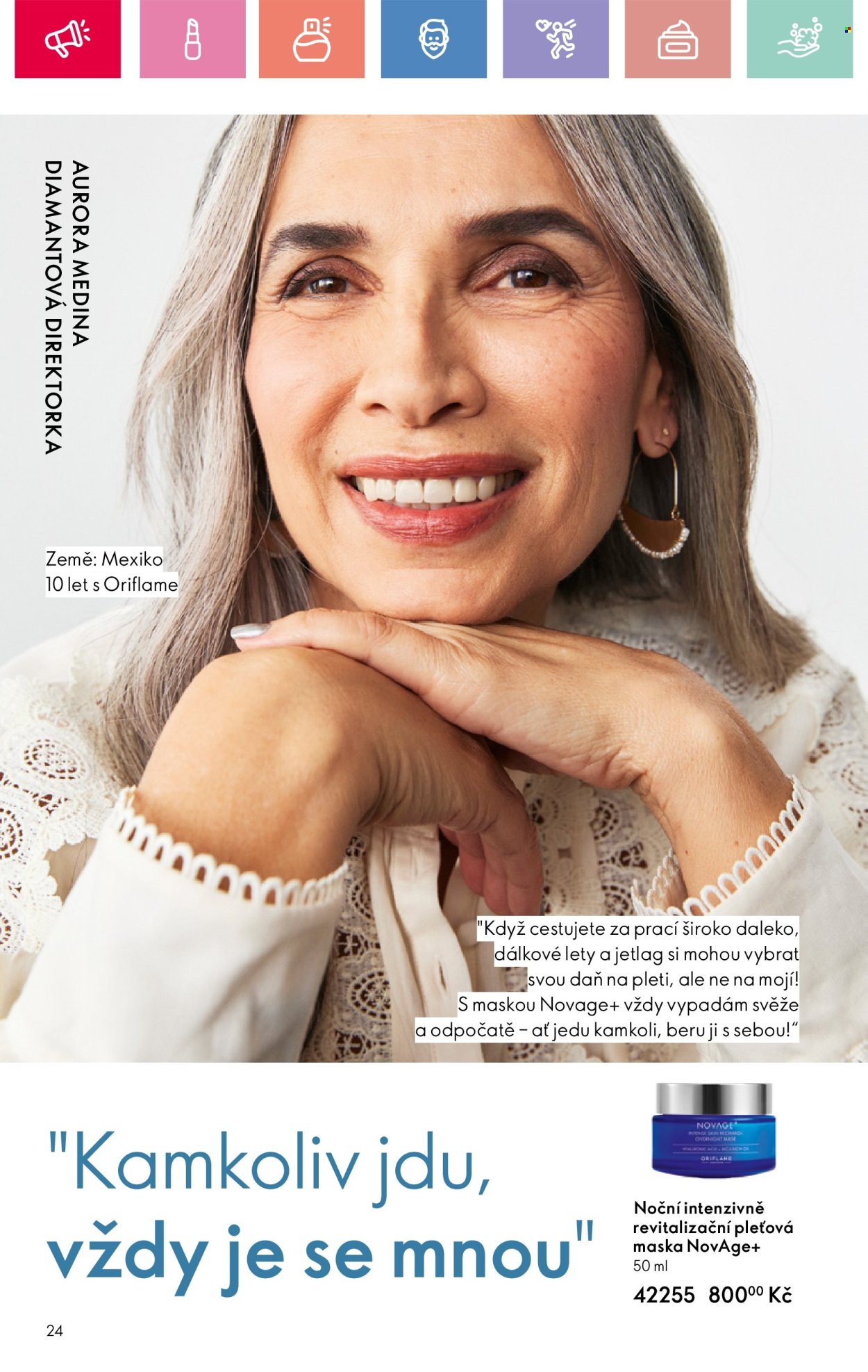 Leták ORIFLAME - 27.7.2025 - 16.8.2025. Strana 24