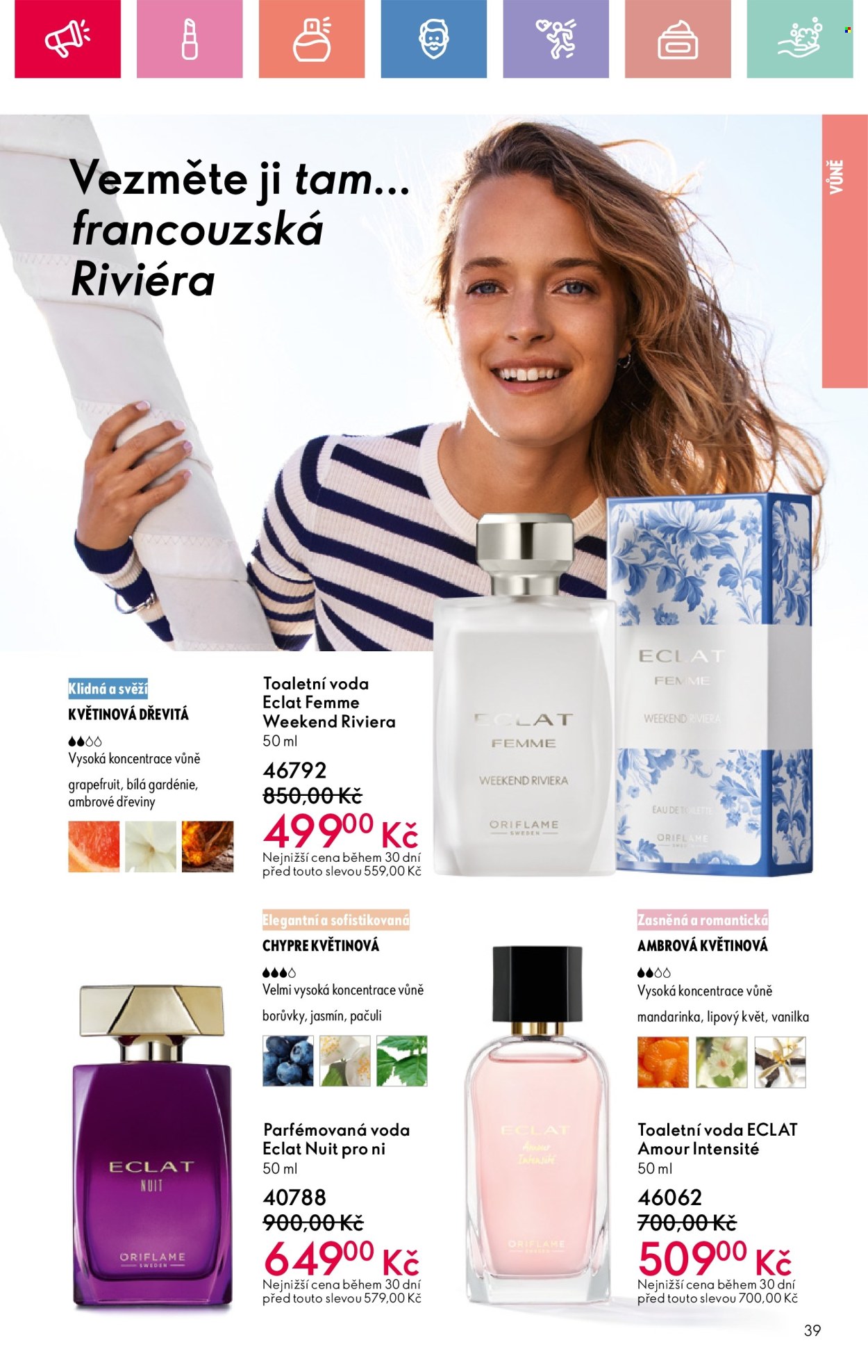 Leták ORIFLAME - 27.7.2025 - 16.8.2025. Strana 39